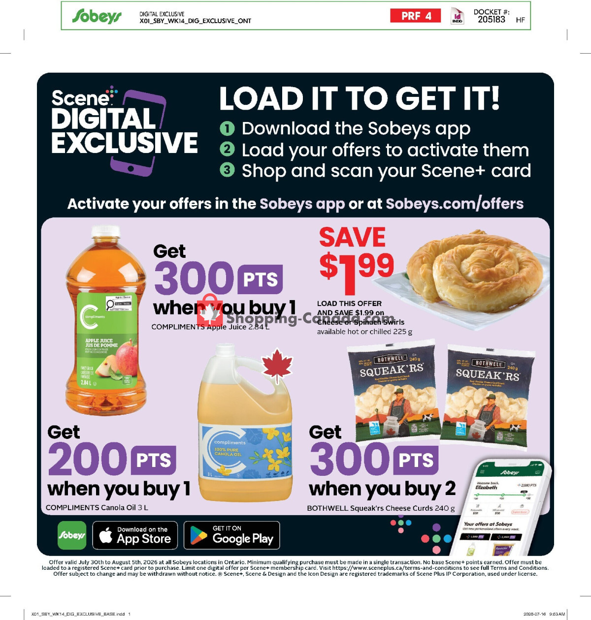 Sobeys flyer from Thursday July 30, 2026 to Wednesday August 5, 2026 - page 12