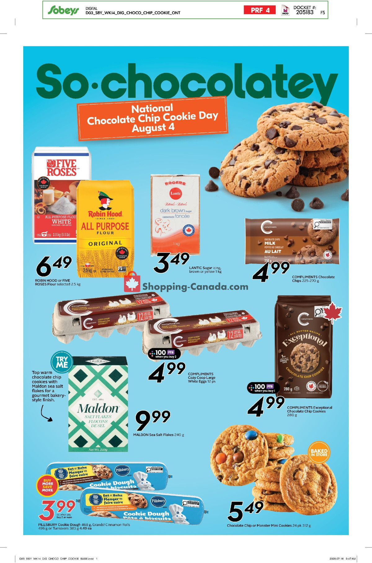 Sobeys flyer from Thursday July 30, 2026 to Wednesday August 5, 2026 - page 16