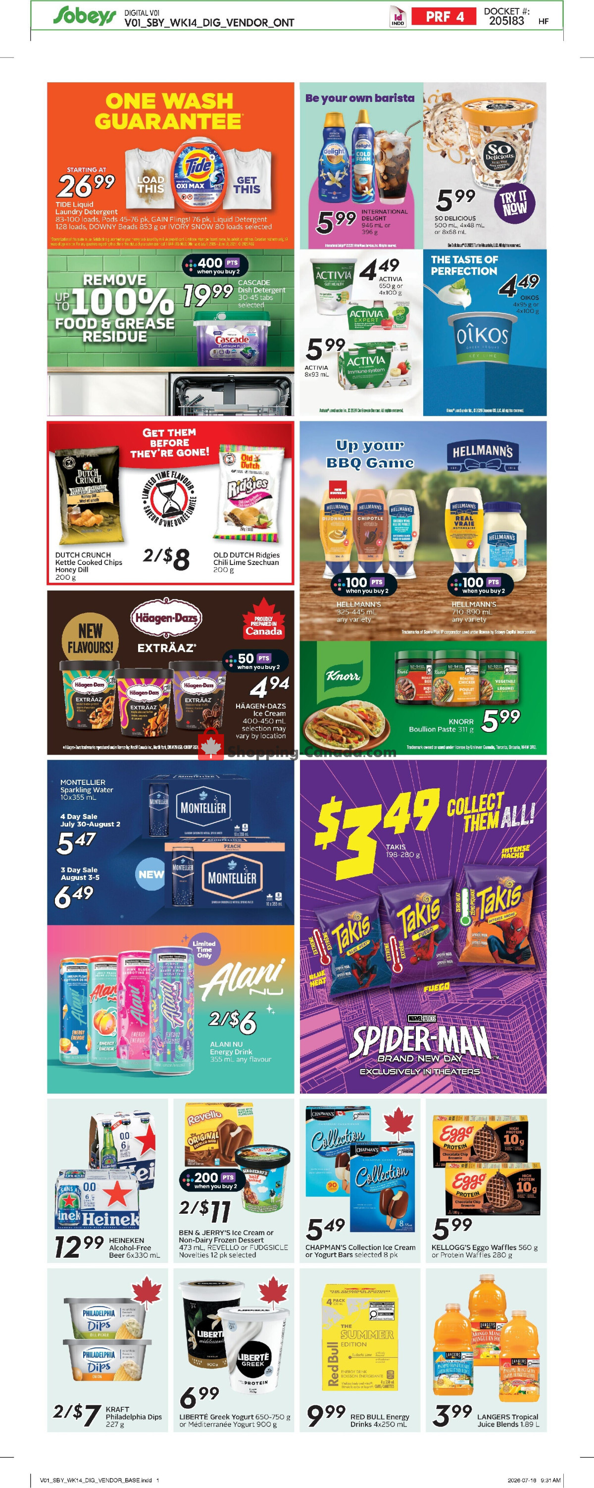 Sobeys flyer from Thursday July 30, 2026 to Wednesday August 5, 2026 - page 20