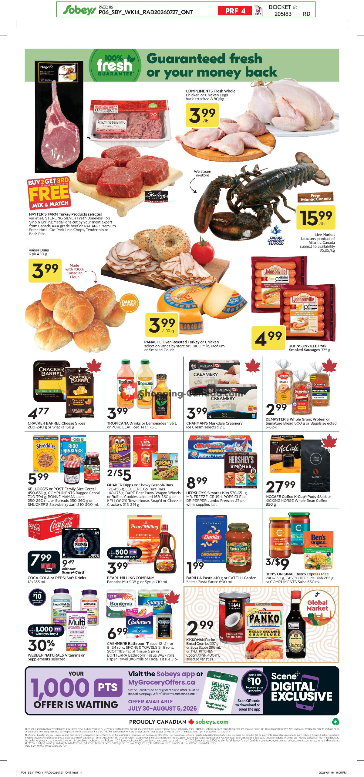 Sobeys flyer from Thursday July 30, 2026 to Wednesday August 5, 2026 - page 3