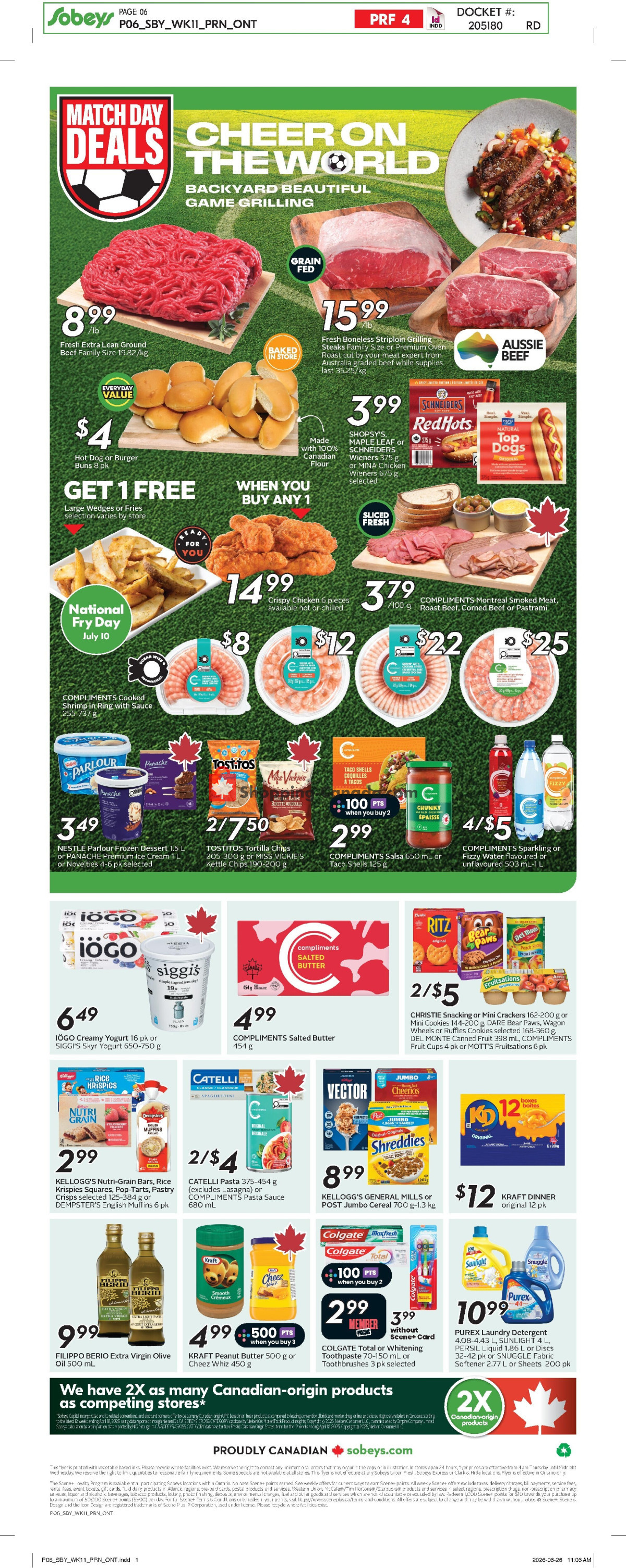Sobeys flyer from Thursday July 9, 2026 to Wednesday July 15, 2026 - page 4