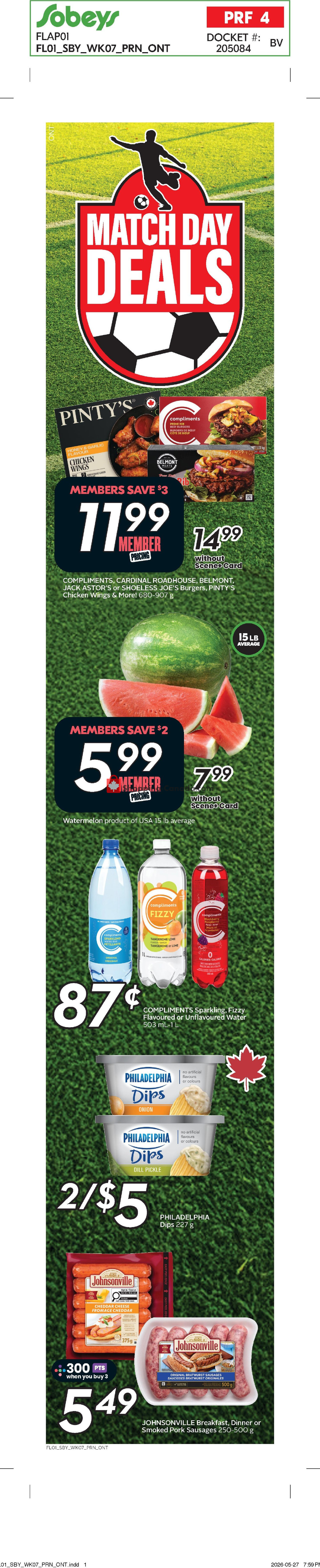 Sobeys flyer from Thursday June 11, 2026 to Wednesday June 17, 2026 - page 2