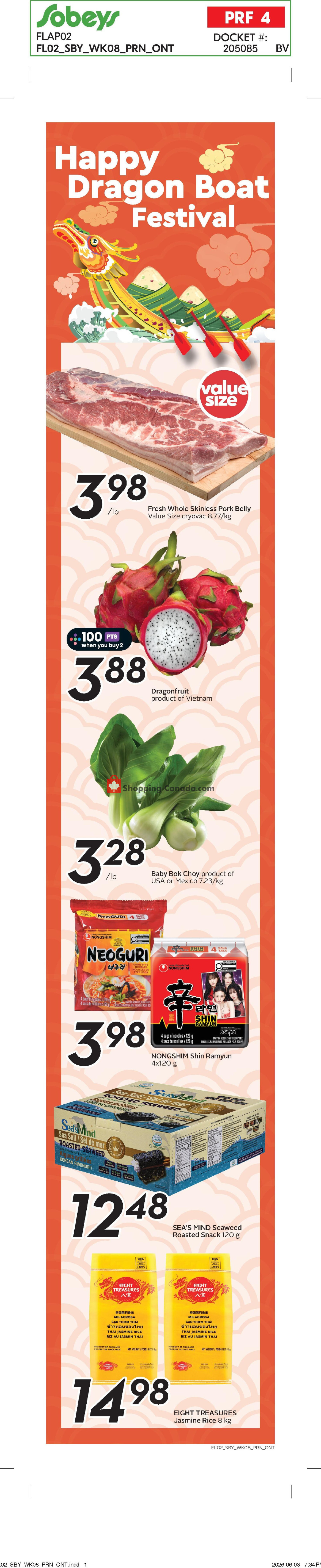 Sobeys flyer from Thursday June 18, 2026 to Wednesday June 24, 2026 - page 3