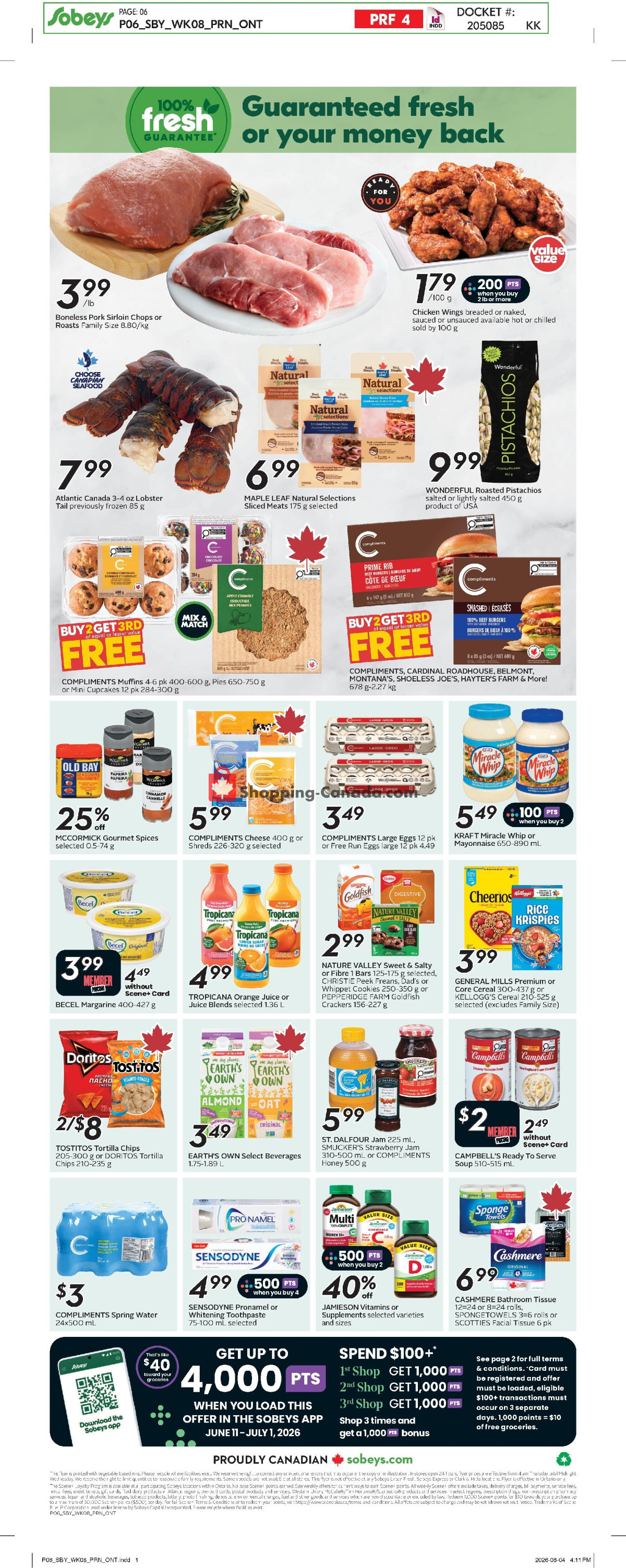 Sobeys flyer from Thursday June 18, 2026 to Wednesday June 24, 2026 - page 4