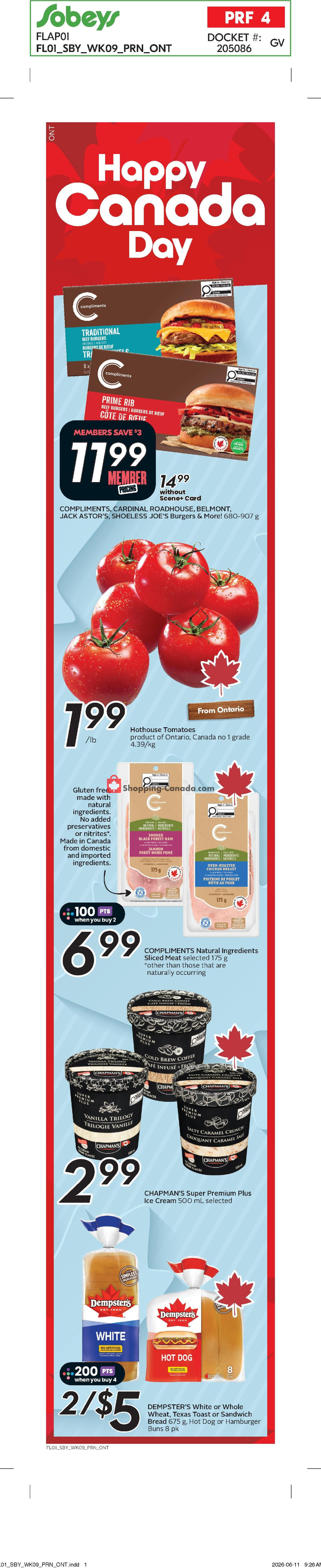 Sobeys flyer from Thursday June 25, 2026 to Wednesday July 1, 2026 - page 2