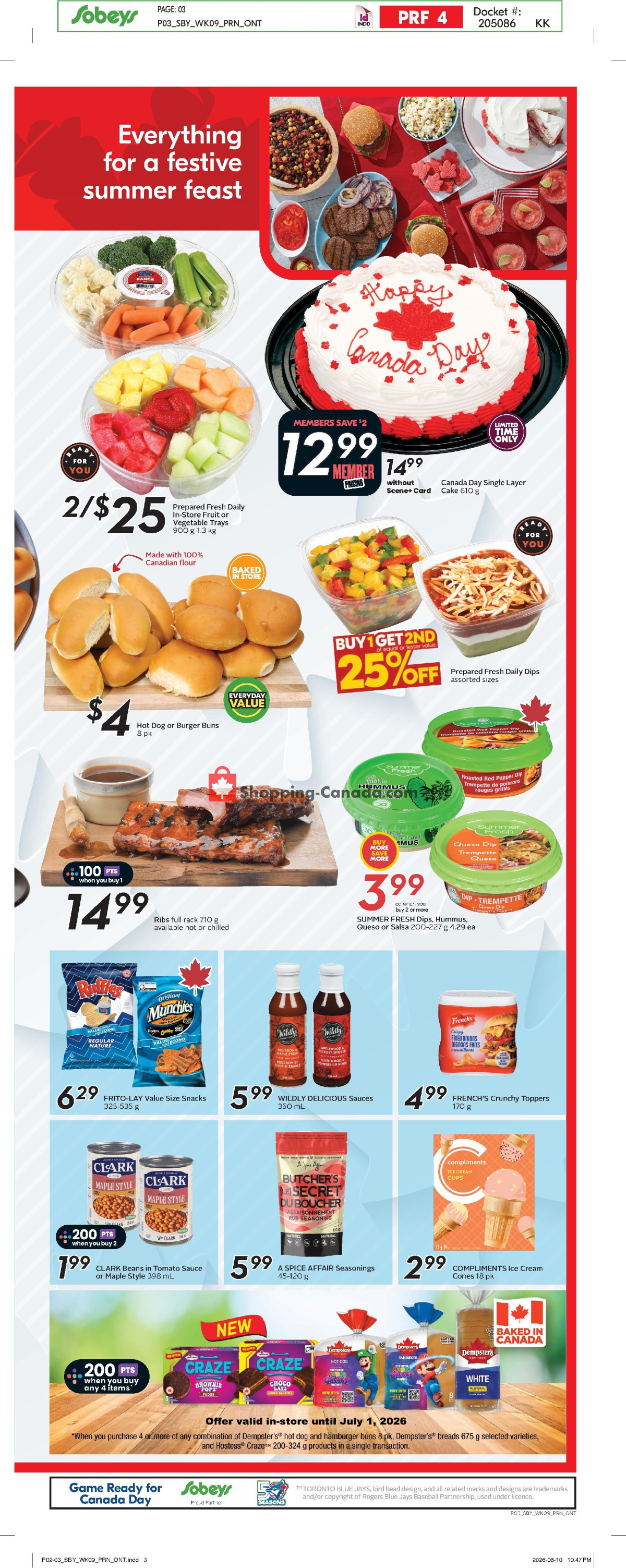 Sobeys flyer from Thursday June 25, 2026 to Wednesday July 1, 2026 - page 6