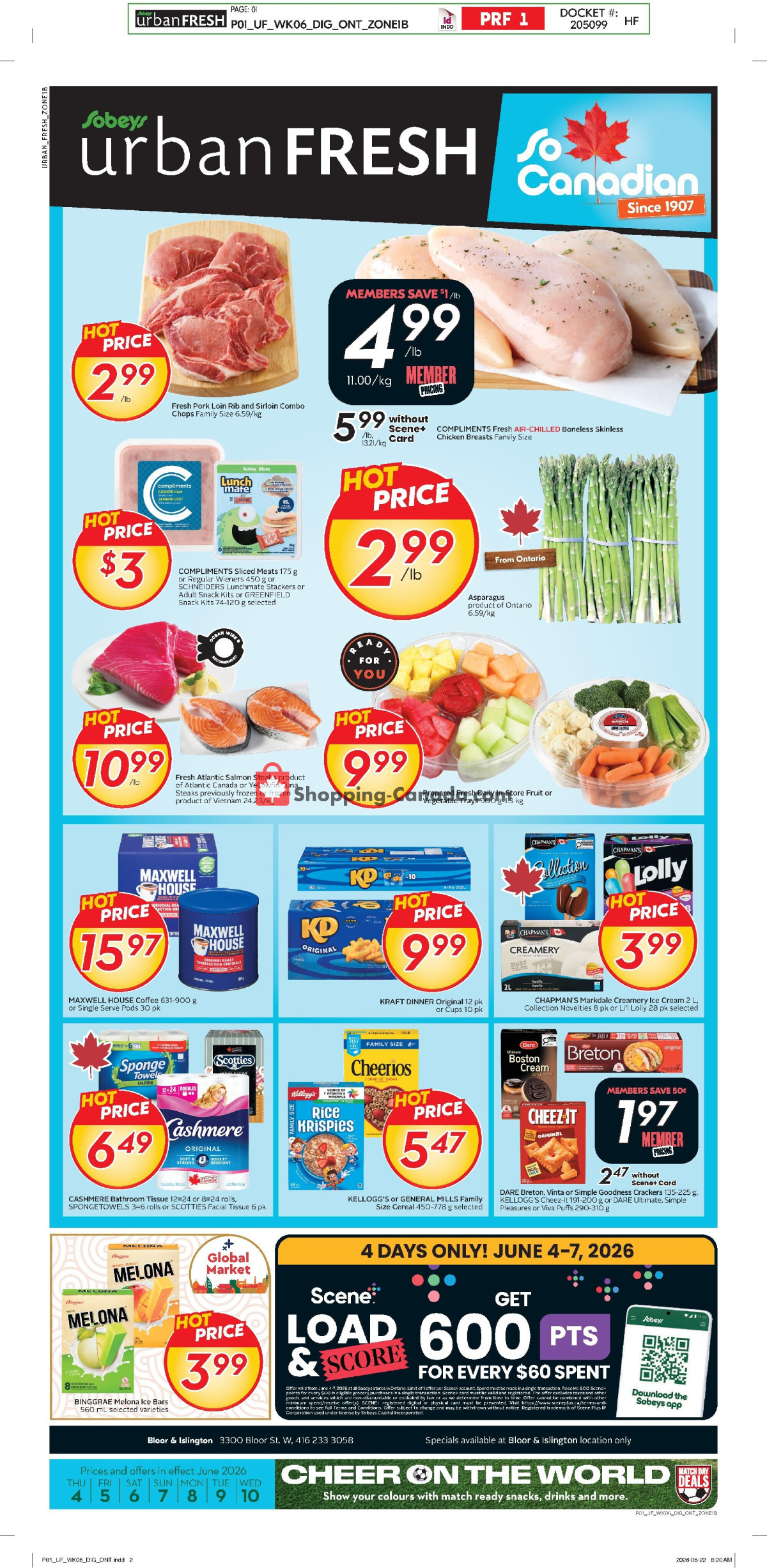 Sobeys flyer from Thursday June 4, 2026 to Wednesday June 10, 2026 - page 1