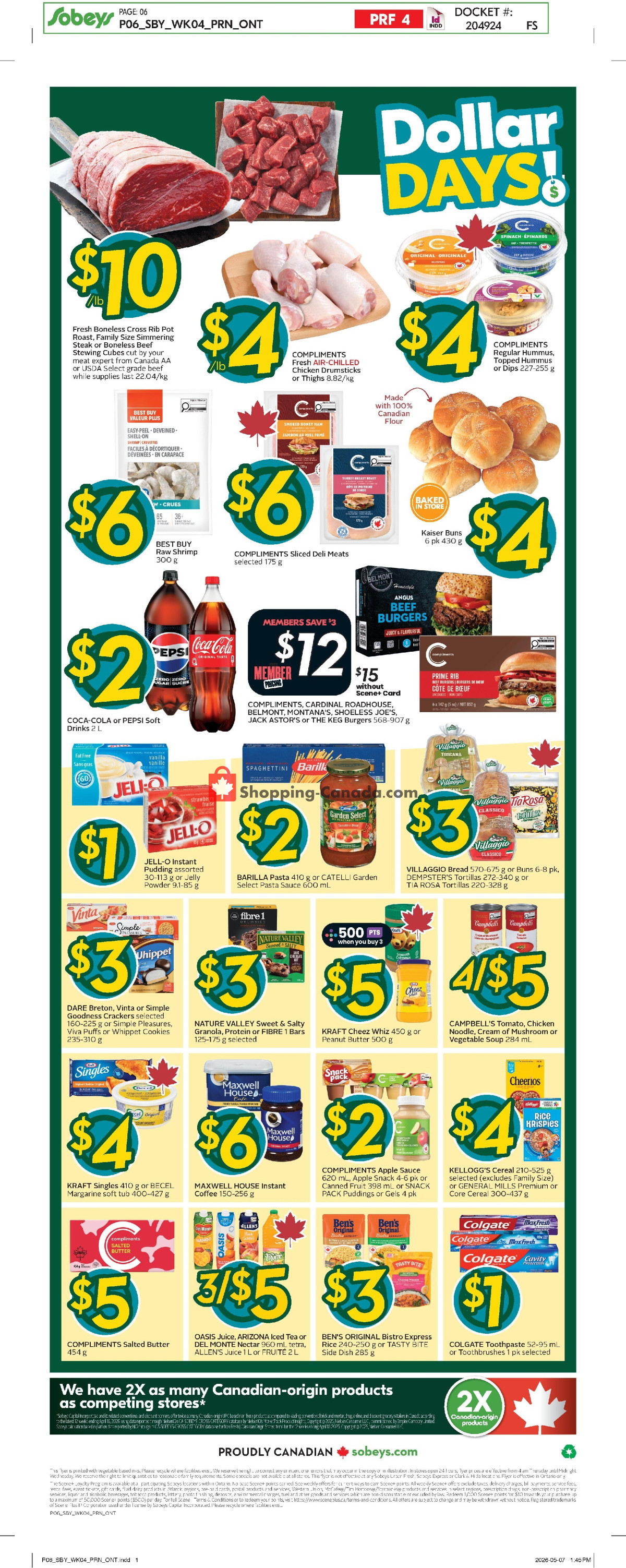Sobeys flyer from Thursday May 21, 2026 to Wednesday May 27, 2026 - page 4