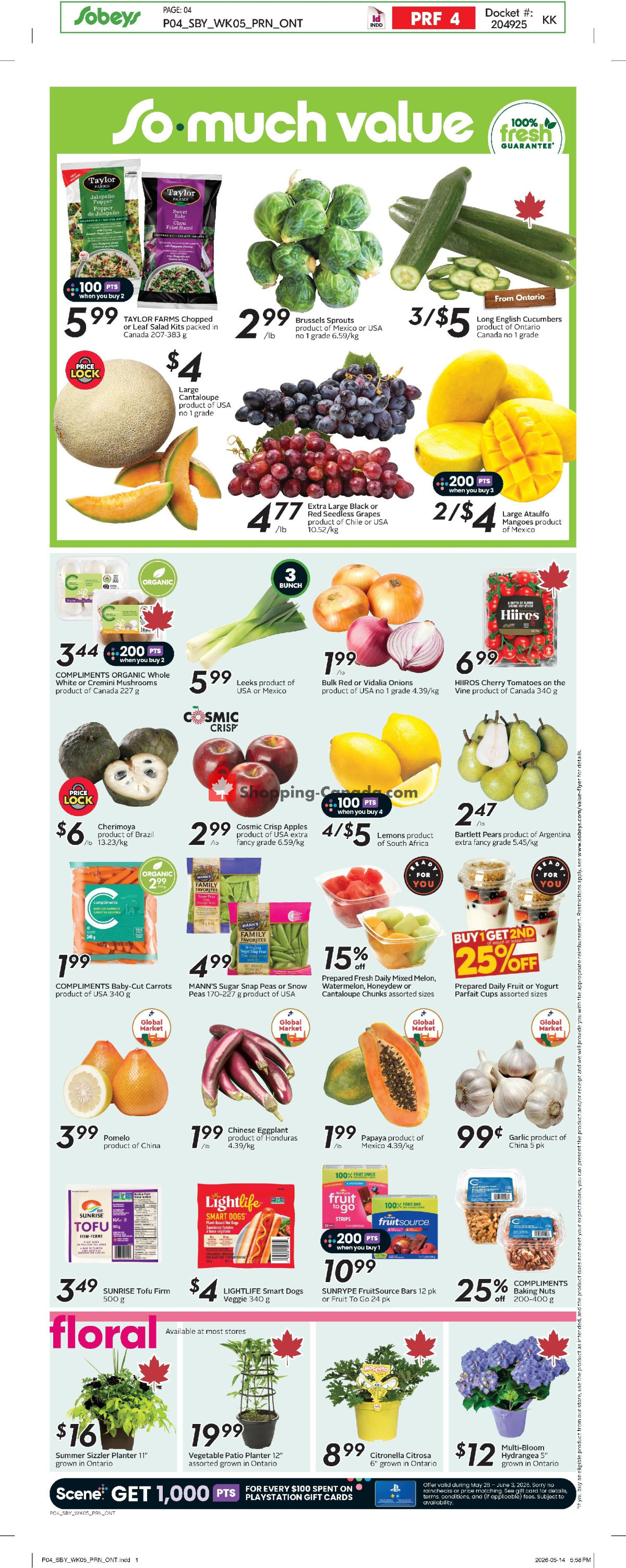 Sobeys flyer from Thursday May 28, 2026 to Wednesday June 3, 2026 - page 25