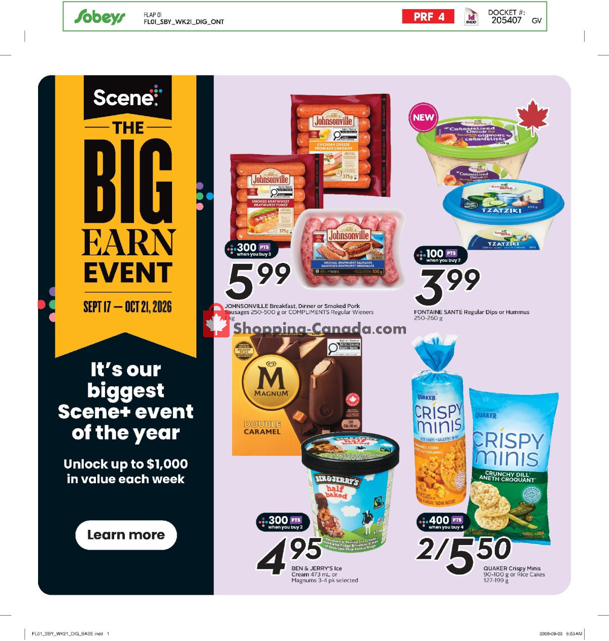 Sobeys flyer from Thursday September 17, 2026 to Wednesday September 23, 2026 - page 2