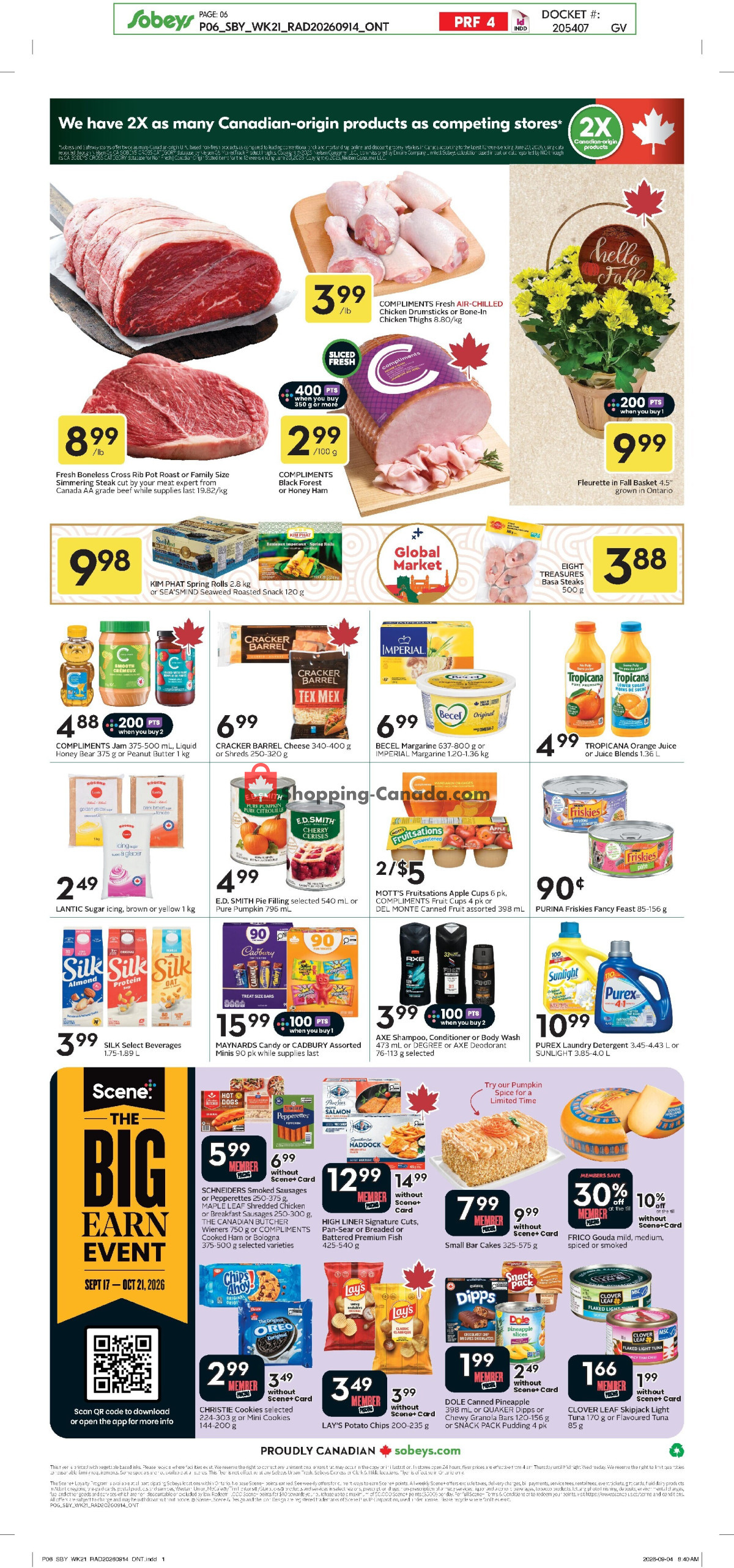 Sobeys flyer from Thursday September 17, 2026 to Wednesday September 23, 2026 - page 3