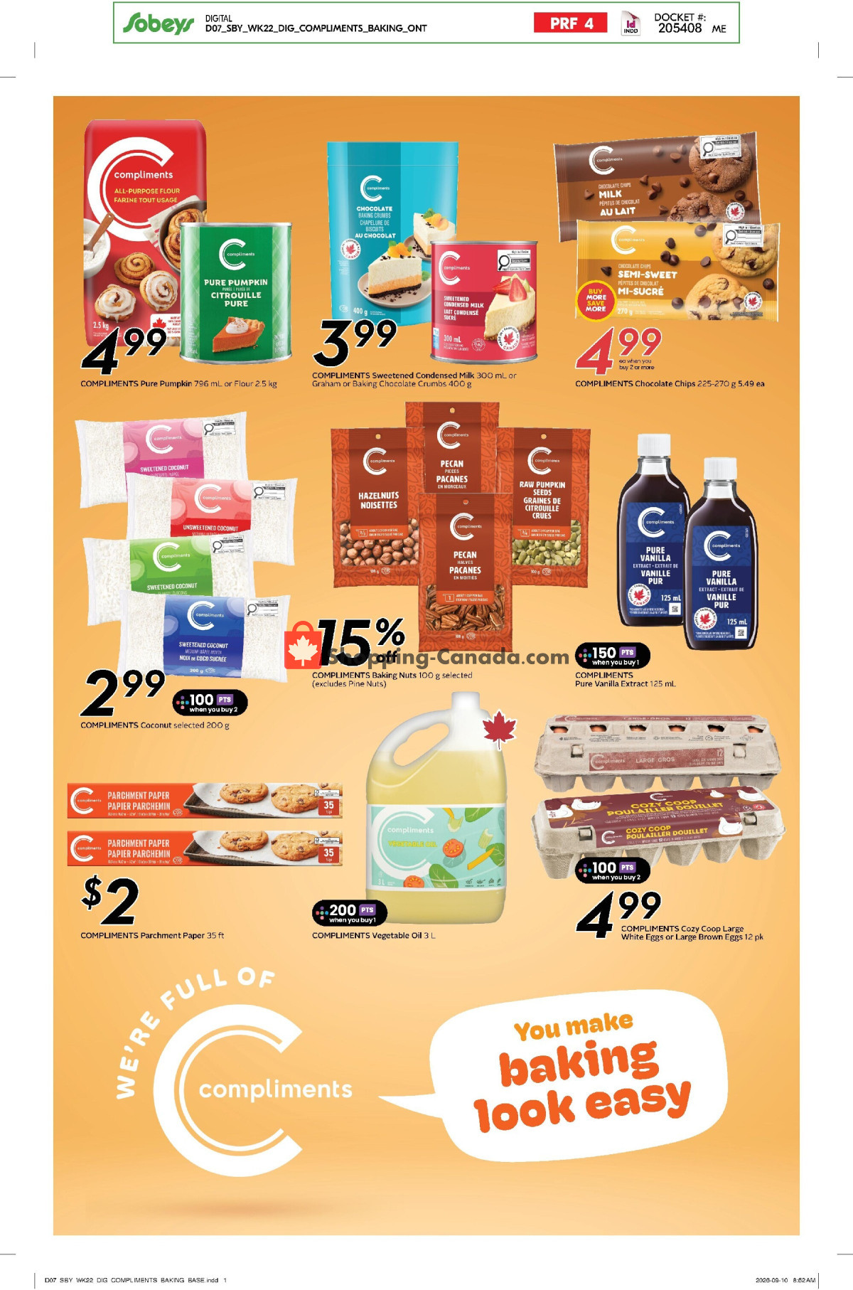 Sobeys flyer from Thursday September 24, 2026 to Wednesday September 30, 2026 - page 20