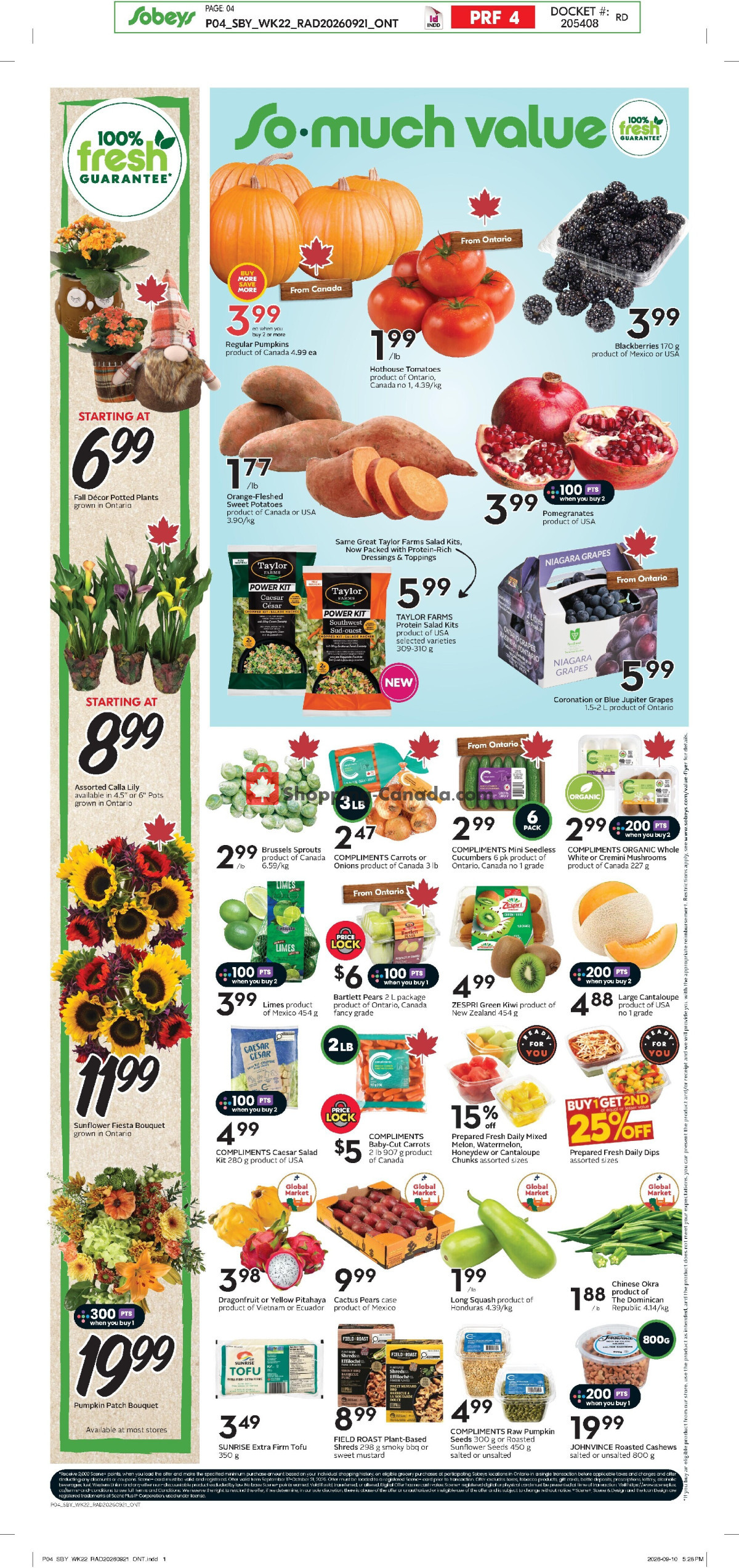 Sobeys flyer from Thursday September 24, 2026 to Wednesday September 30, 2026 - page 6