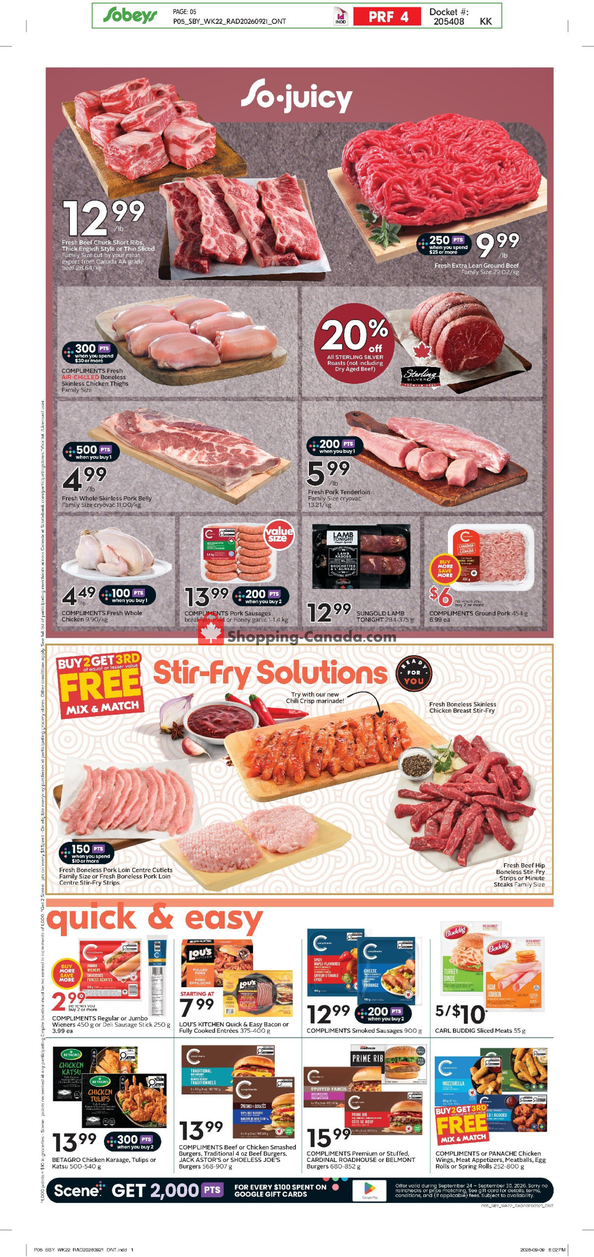 Sobeys flyer from Thursday September 24, 2026 to Wednesday September 30, 2026 - page 7