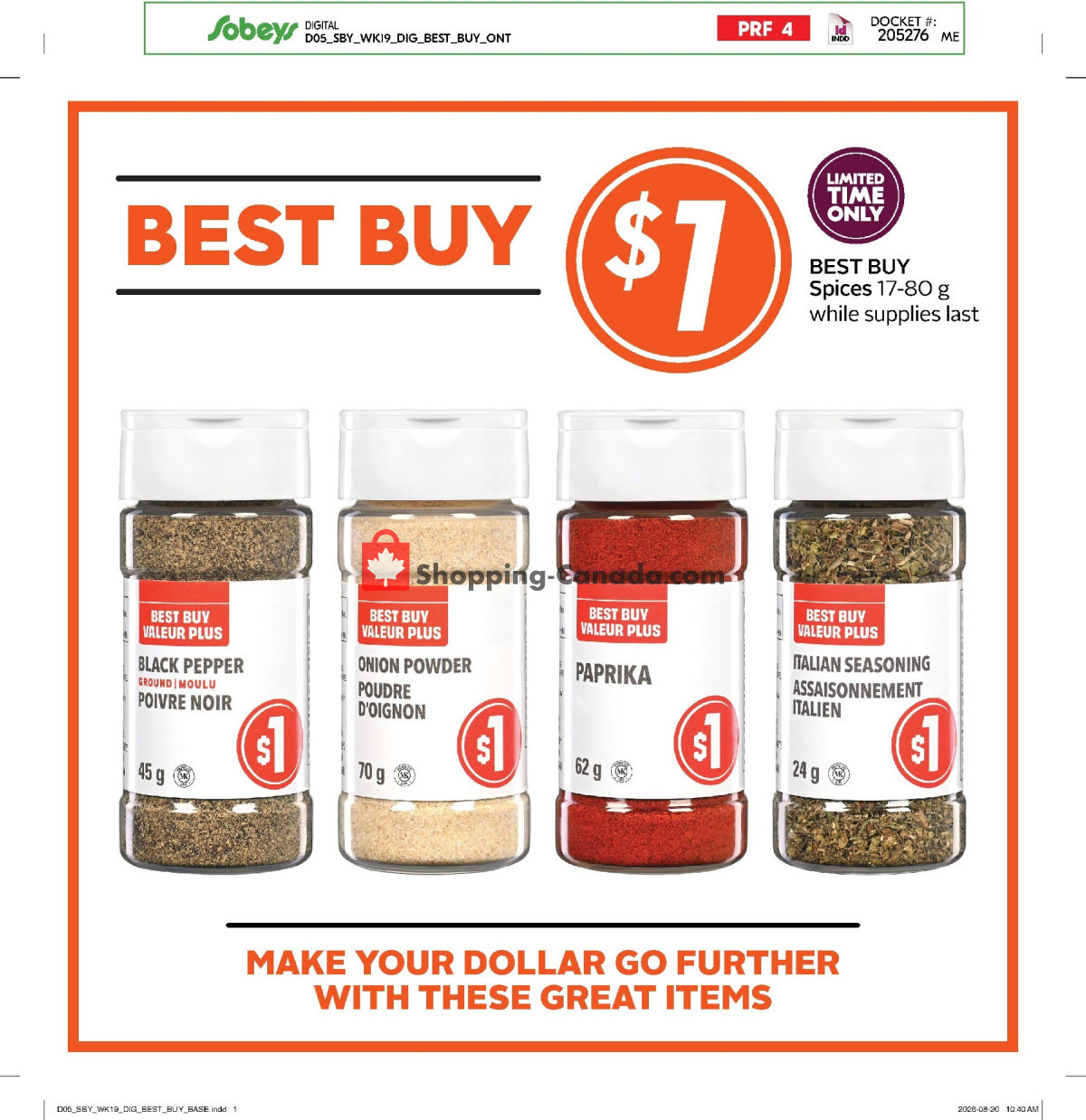 Sobeys flyer from Thursday September 3, 2026 to Wednesday September 9, 2026 - page 20