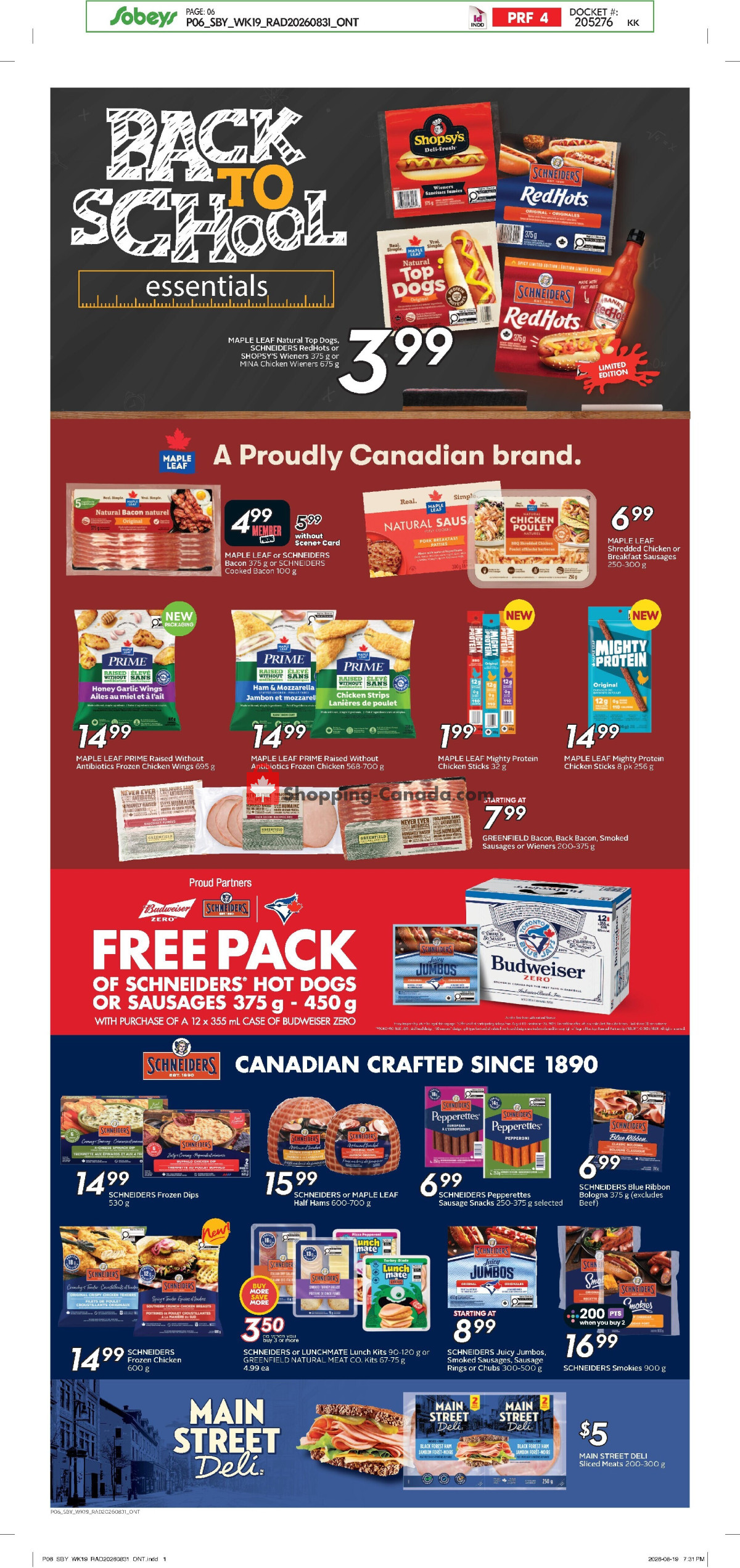 Sobeys flyer from Thursday September 3, 2026 to Wednesday September 9, 2026 - page 9