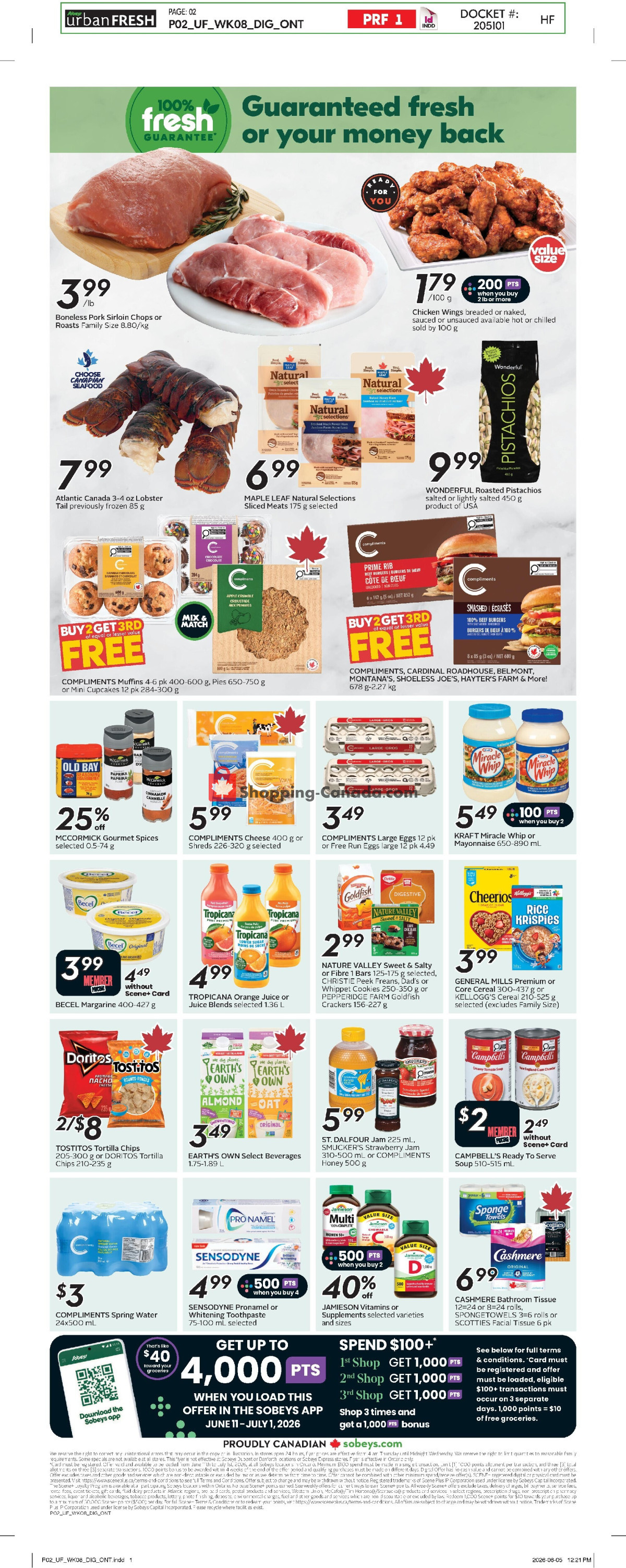Sobeys flyer from Thursday June 18, 2026 to Wednesday June 24, 2026 - page 4