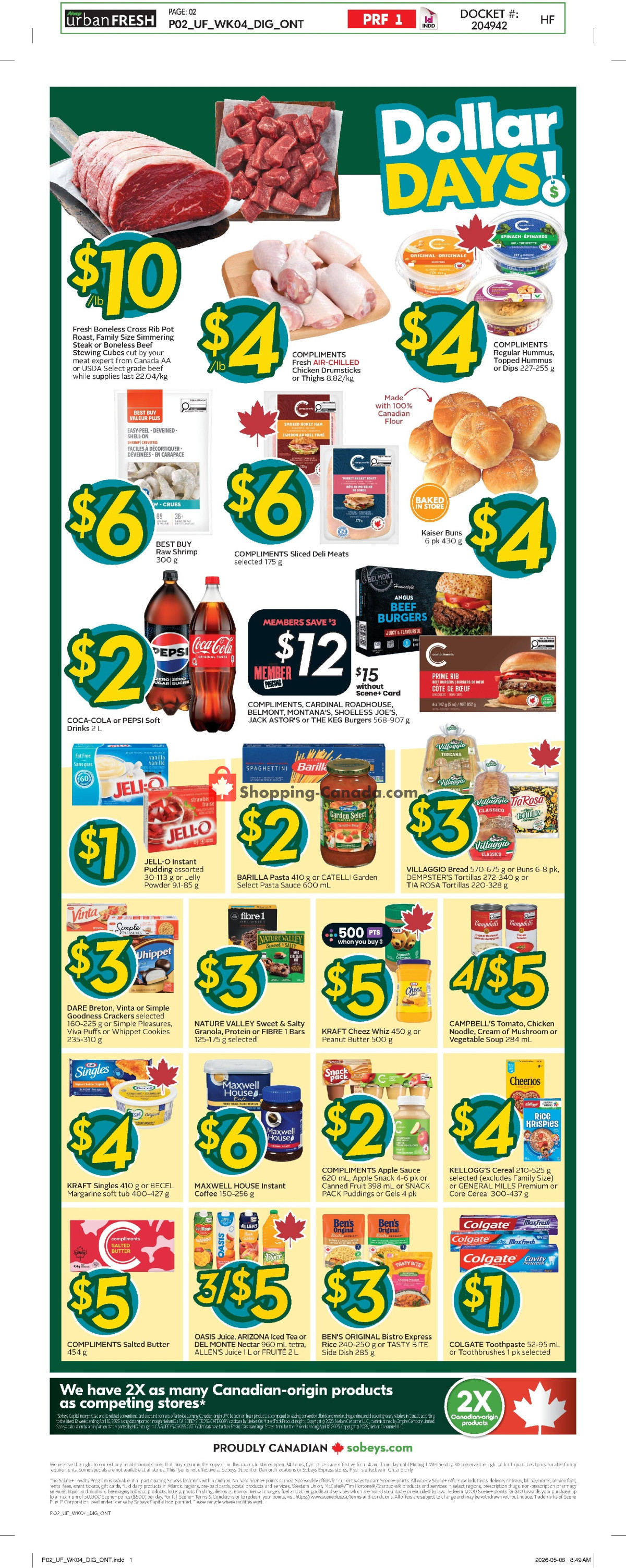 Sobeys flyer from Thursday May 21, 2026 to Wednesday May 27, 2026 - page 4