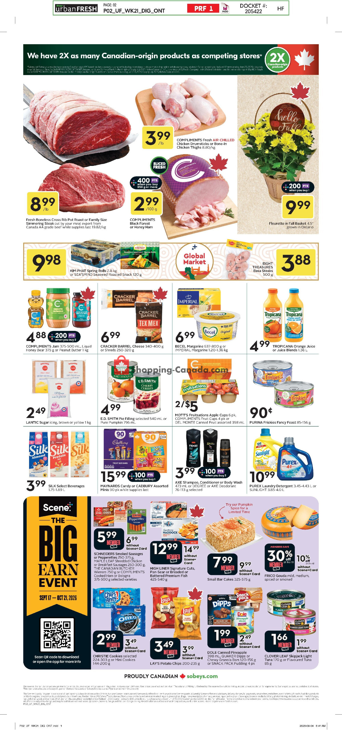 Sobeys flyer from Thursday September 17, 2026 to Wednesday September 23, 2026 - page 3