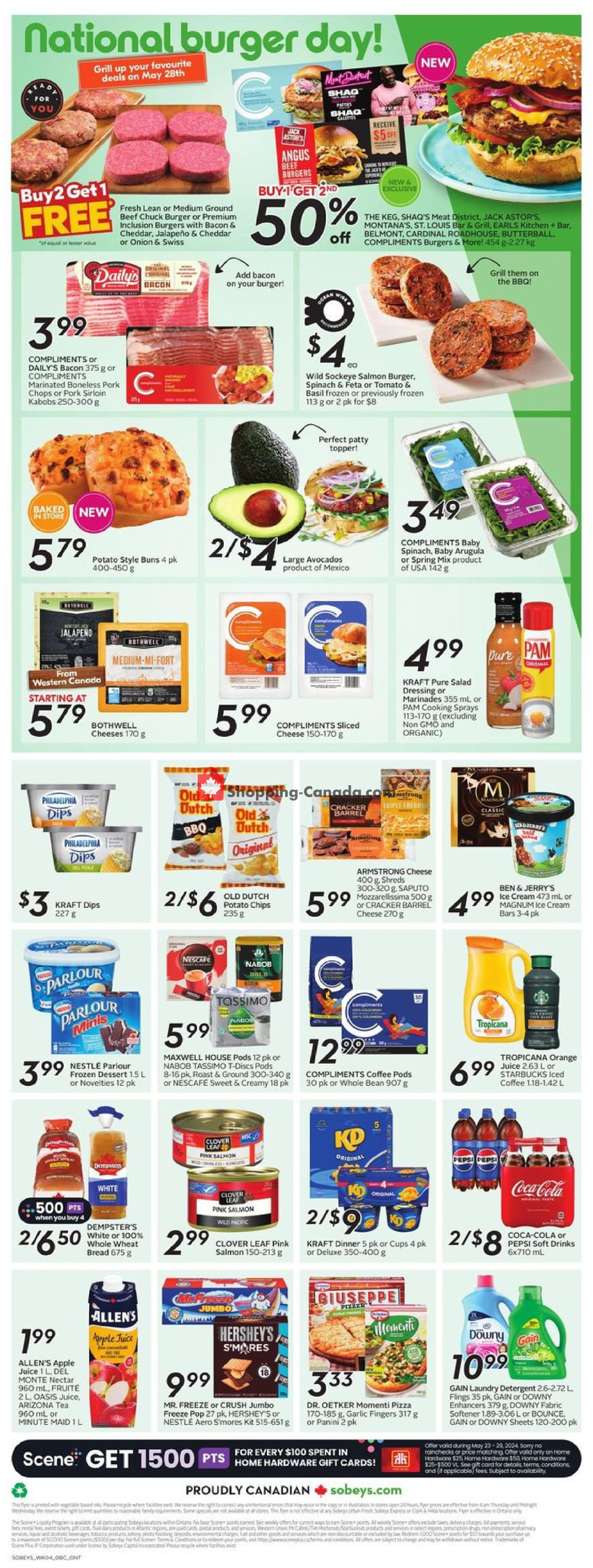 Sobeys flyer from Thursday May 23, 2024 to Wednesday May 29, 2024 - page 4