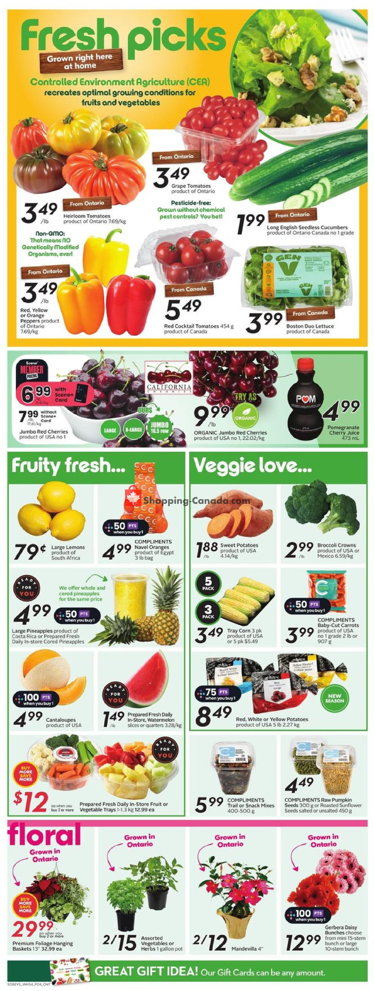 Sobeys flyer from Thursday May 23, 2024 to Wednesday May 29, 2024 - page 9