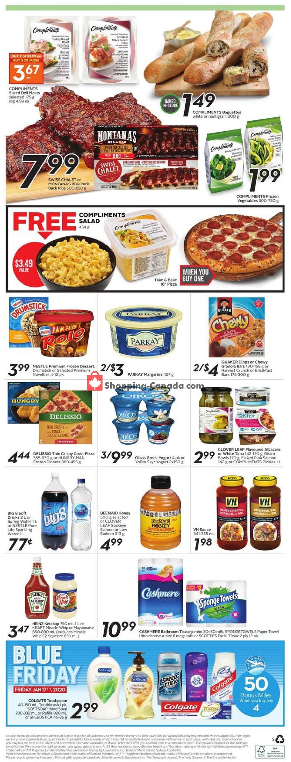 Sobeys flyer from Thursday January 16, 2020 to Wednesday January 22, 2020 - page 14