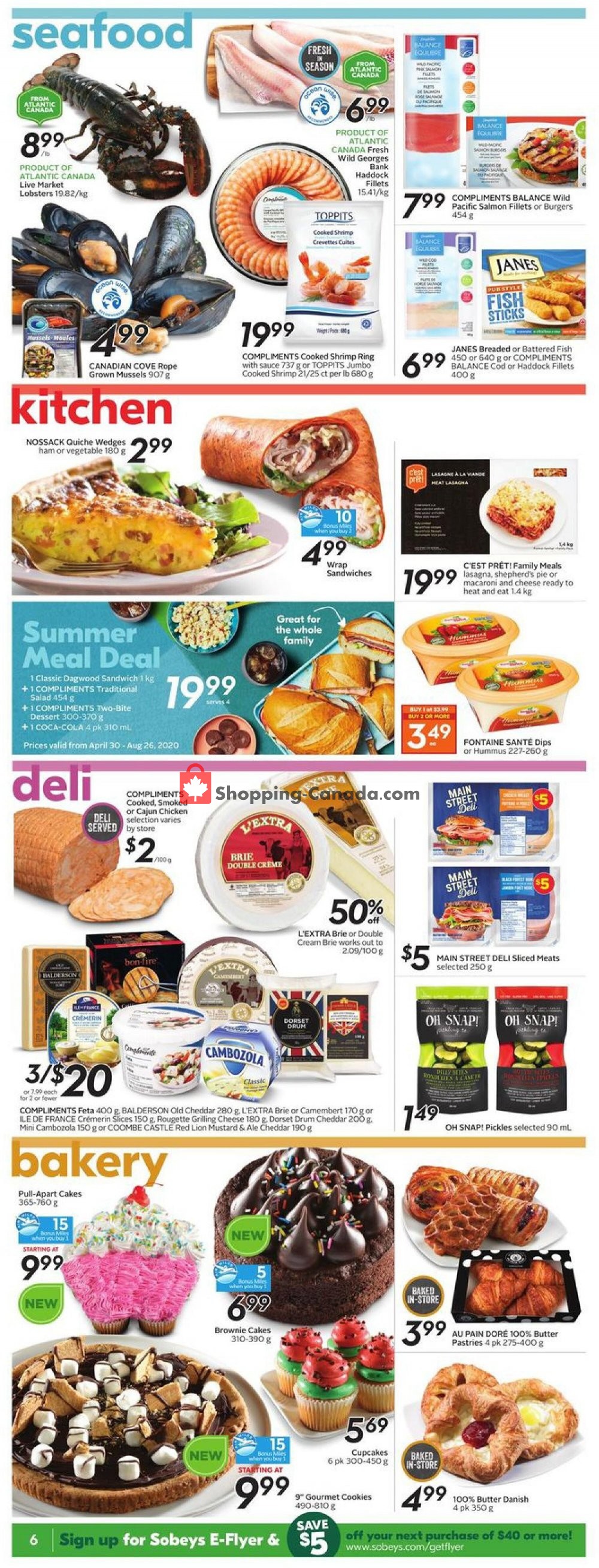 Sobeys flyer from Thursday July 2, 2020 to Wednesday July 8, 2020 - page 9