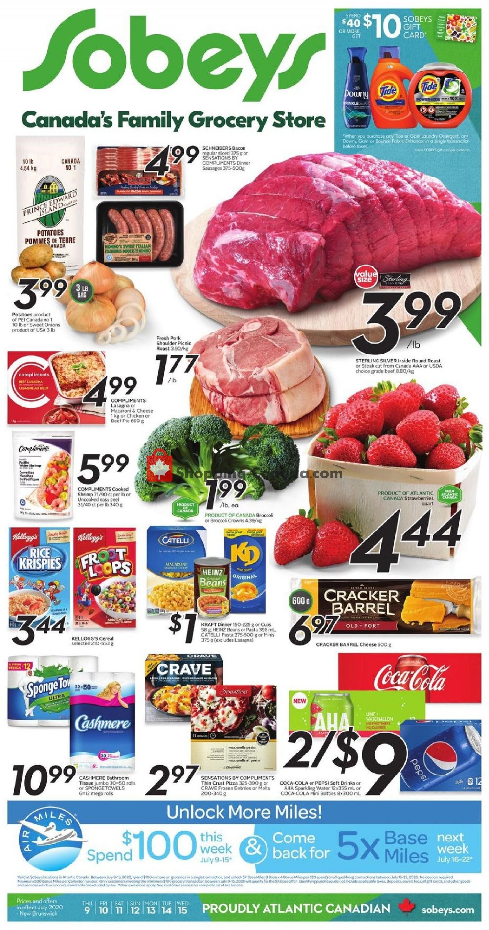 Sobeys Canada, flyer (Special Offer Atlantic) July 9 July 15