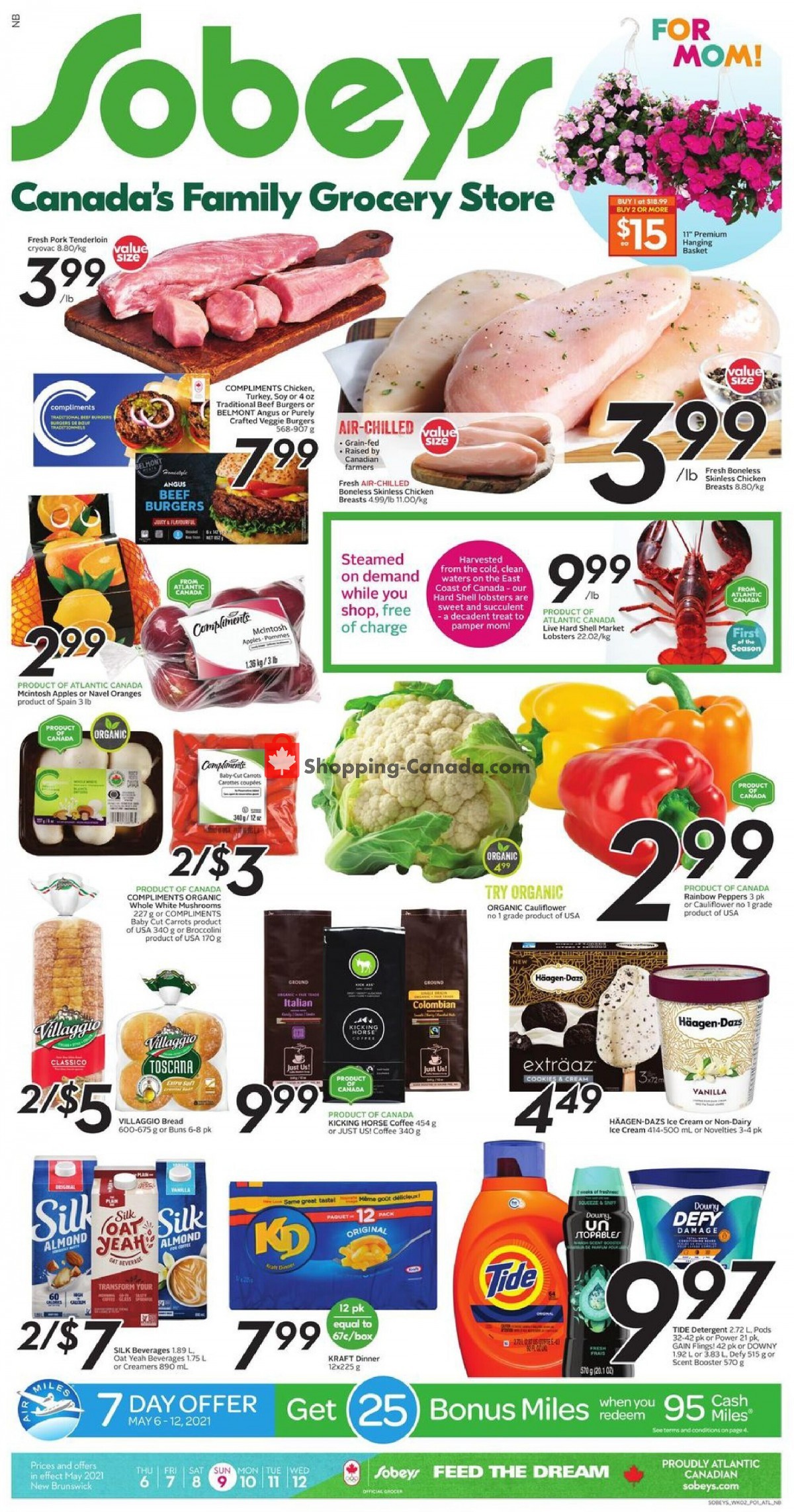 Sobeys flyer from Thursday May 6, 2021 to Wednesday May 12, 2021 - page 1