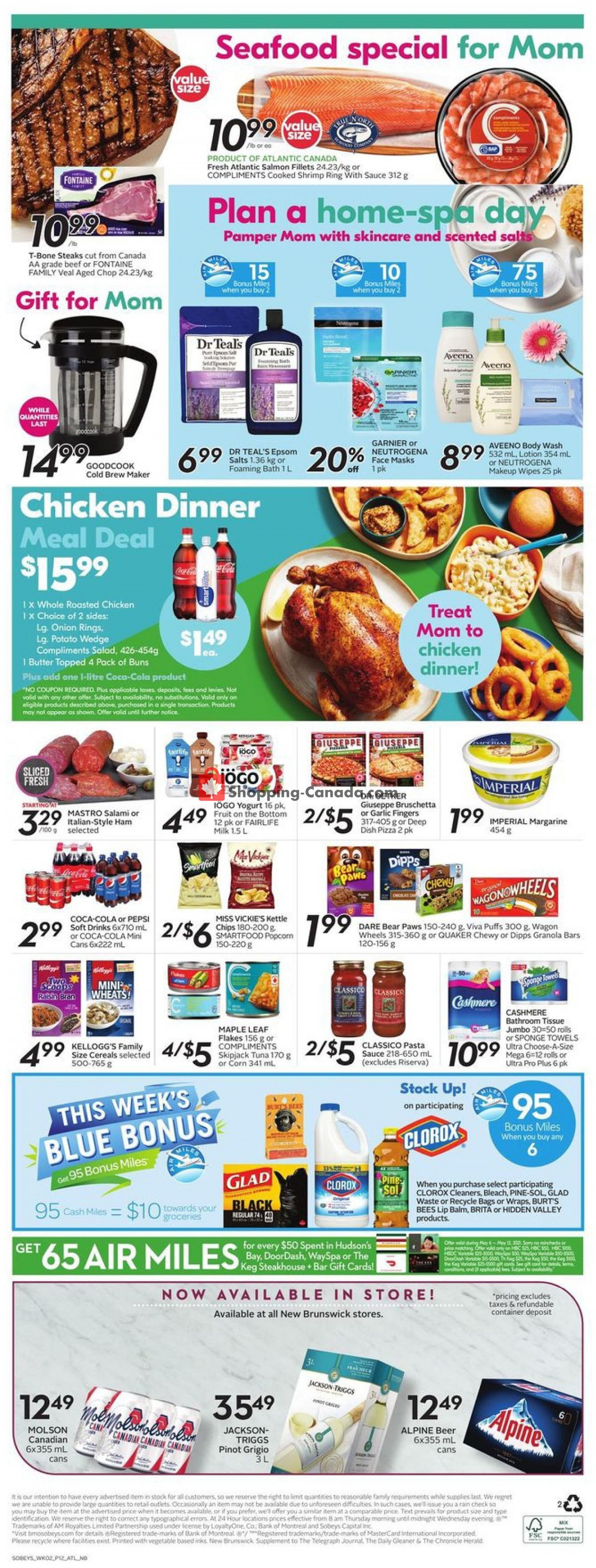 Sobeys flyer from Thursday May 6, 2021 to Wednesday May 12, 2021 - page 18