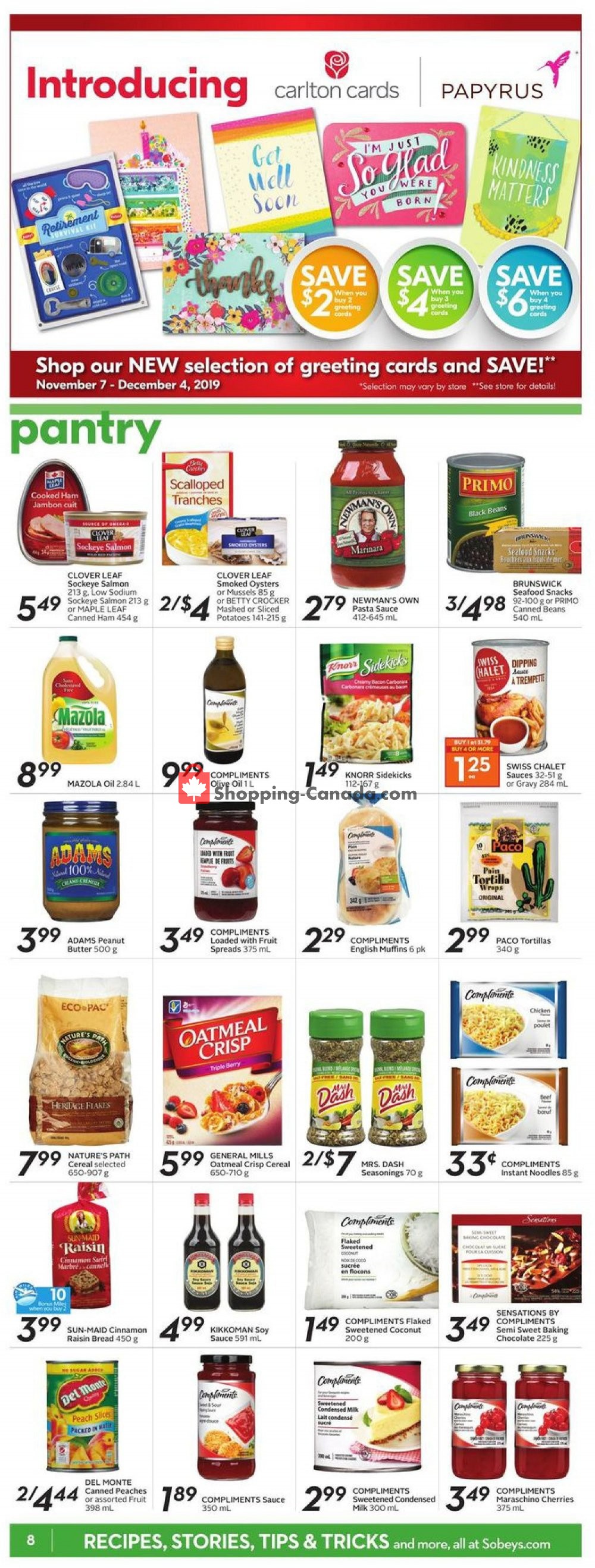 Sobeys flyer from Thursday November 7, 2019 to Wednesday November 13, 2019 - page 10