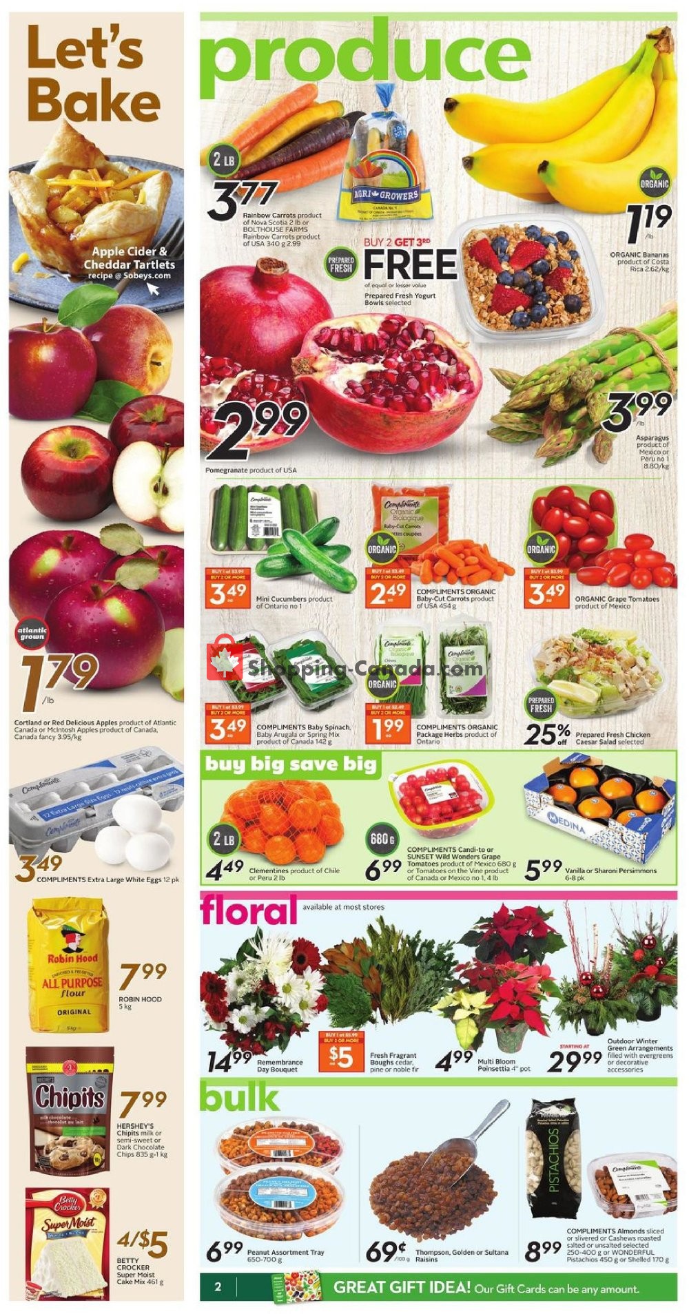 Sobeys flyer from Thursday November 7, 2019 to Wednesday November 13, 2019 - page 2