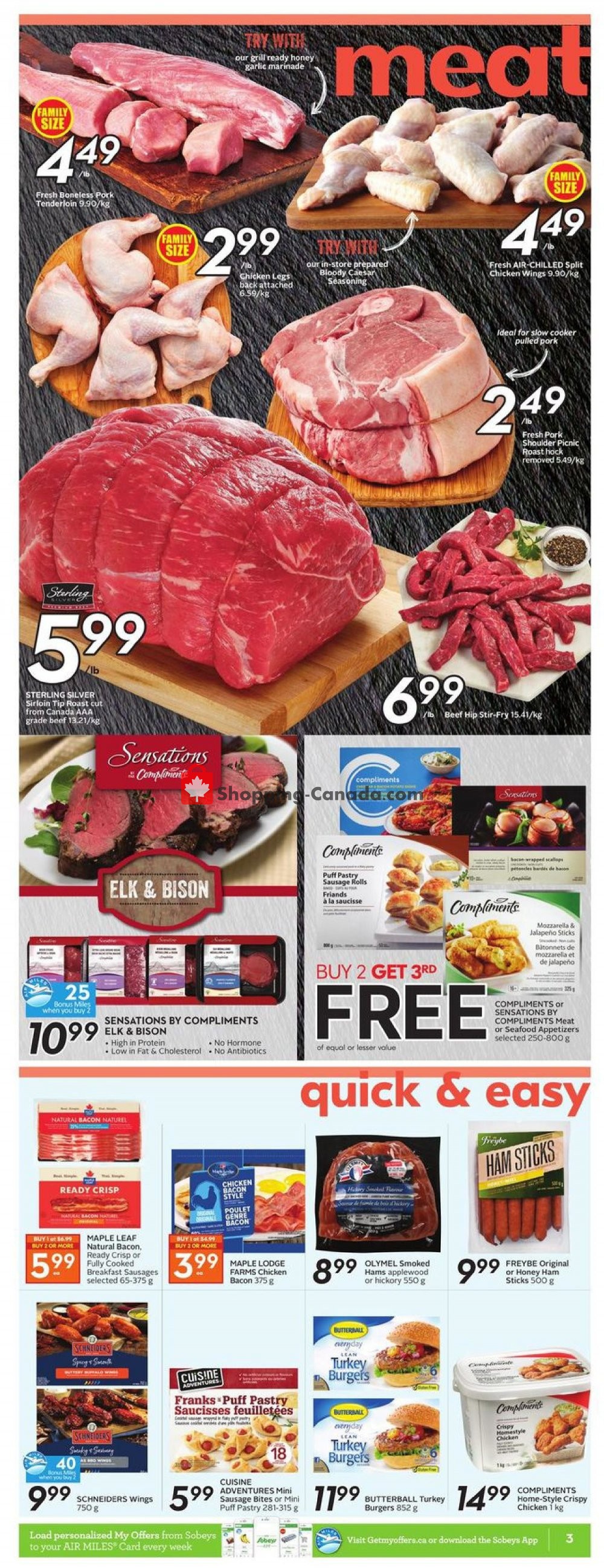 Sobeys flyer from Thursday November 7, 2019 to Wednesday November 13, 2019 - page 3