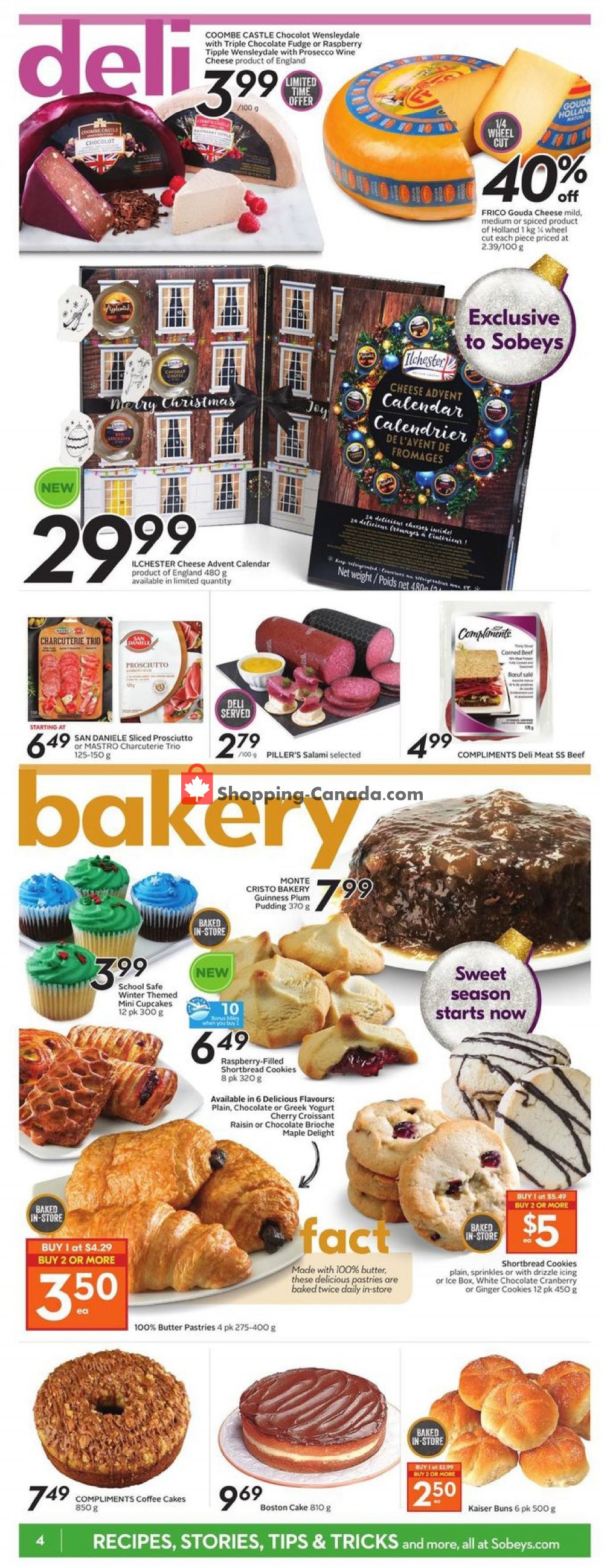 Sobeys flyer from Thursday November 7, 2019 to Wednesday November 13, 2019 - page 4