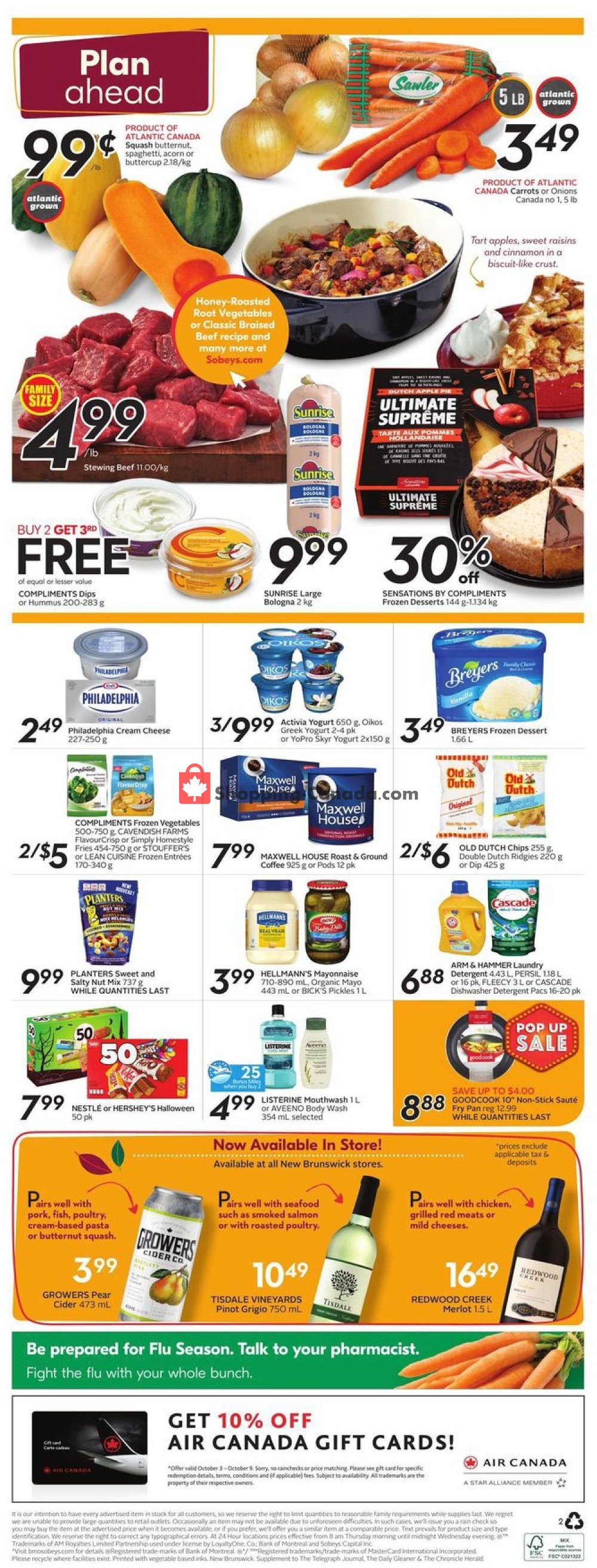 Sobeys flyer from Thursday October 3, 2019 to Wednesday October 9, 2019 - page 16