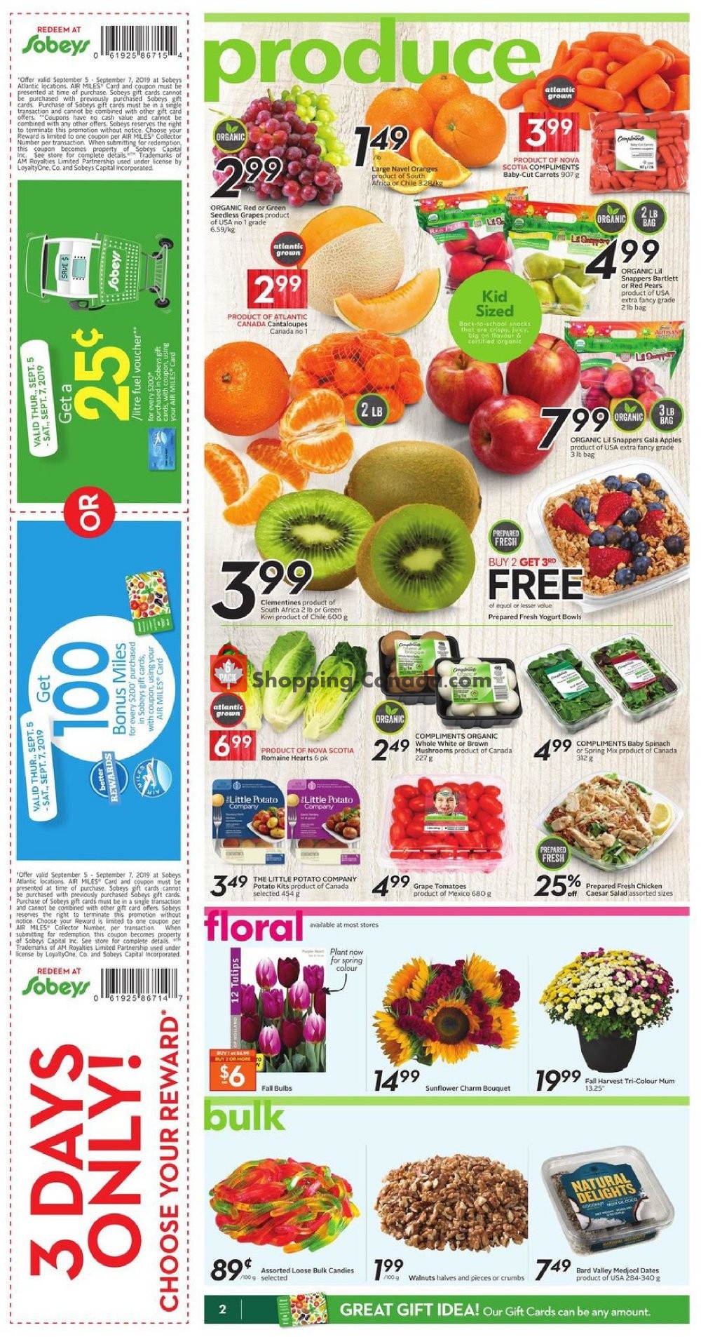 Sobeys flyer from Thursday September 5, 2019 to Wednesday September 11, 2019 - page 2