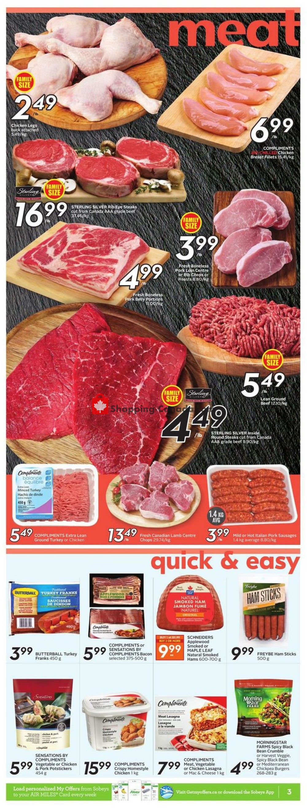 Sobeys flyer from Thursday September 5, 2019 to Wednesday September 11, 2019 - page 3