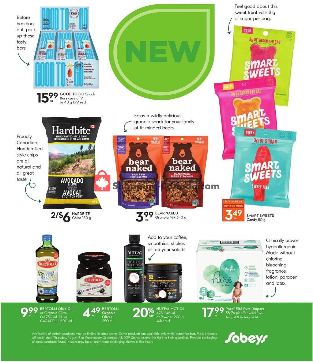 Sobeys flyer from Thursday August 8, 2019 to Wednesday September 18, 2019 - page 6