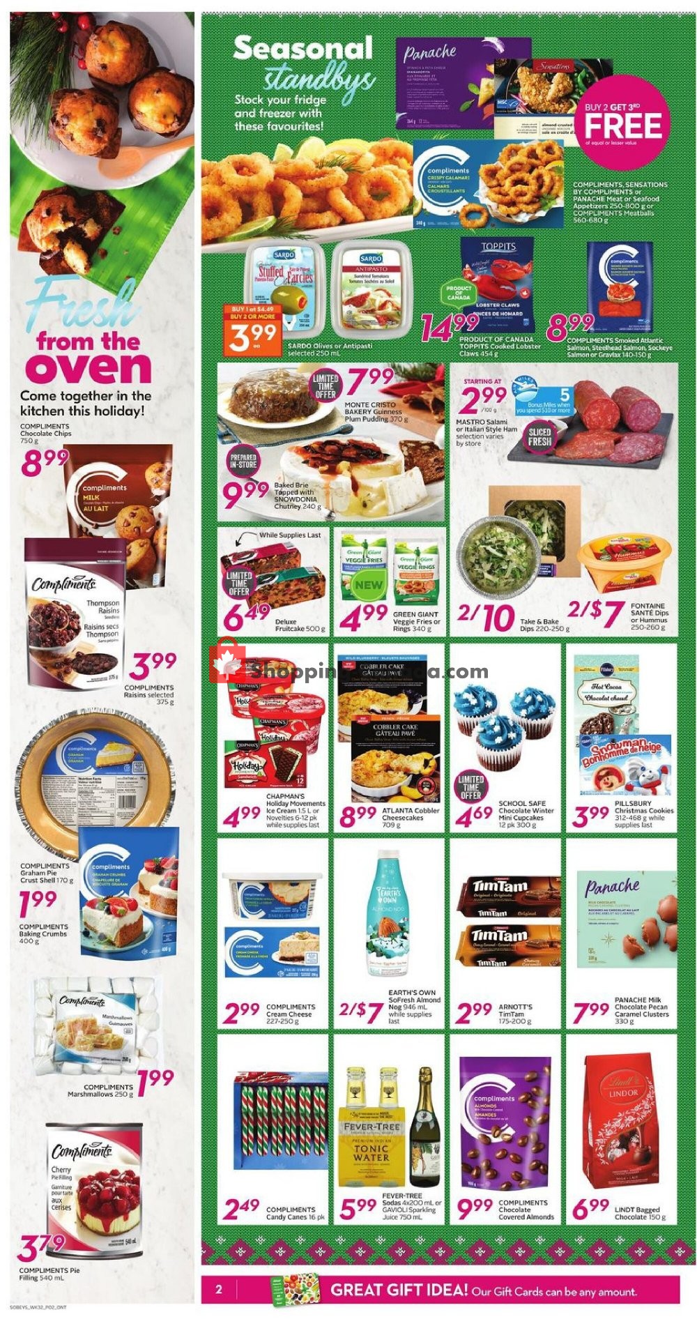 Sobeys Canada, flyer (Special Offer ON) December 3 December 9