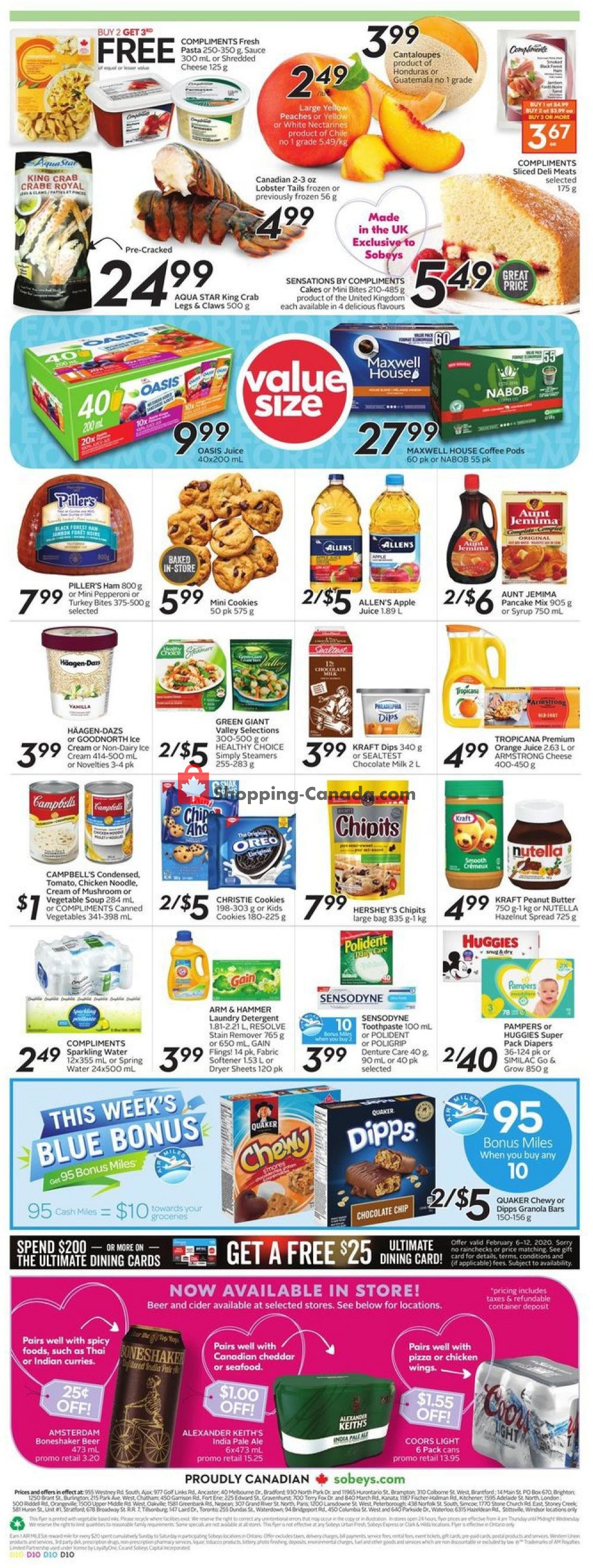Sobeys flyer from Thursday February 6, 2020 to Wednesday February 12, 2020 - page 12