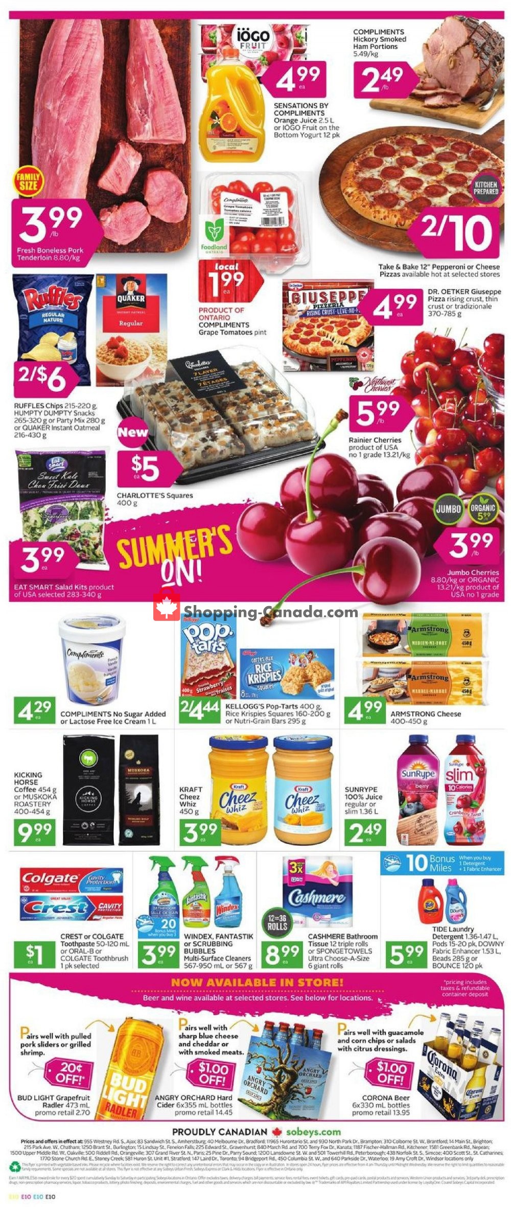 Sobeys flyer from Thursday July 11, 2019 to Wednesday July 17, 2019 - page 14