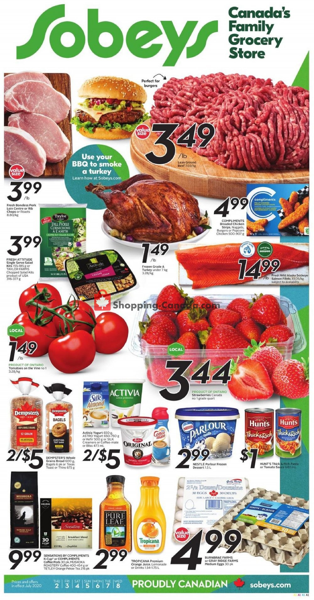 Sobeys Canada, flyer (Special Offer ON) July 2 July 8, 2020