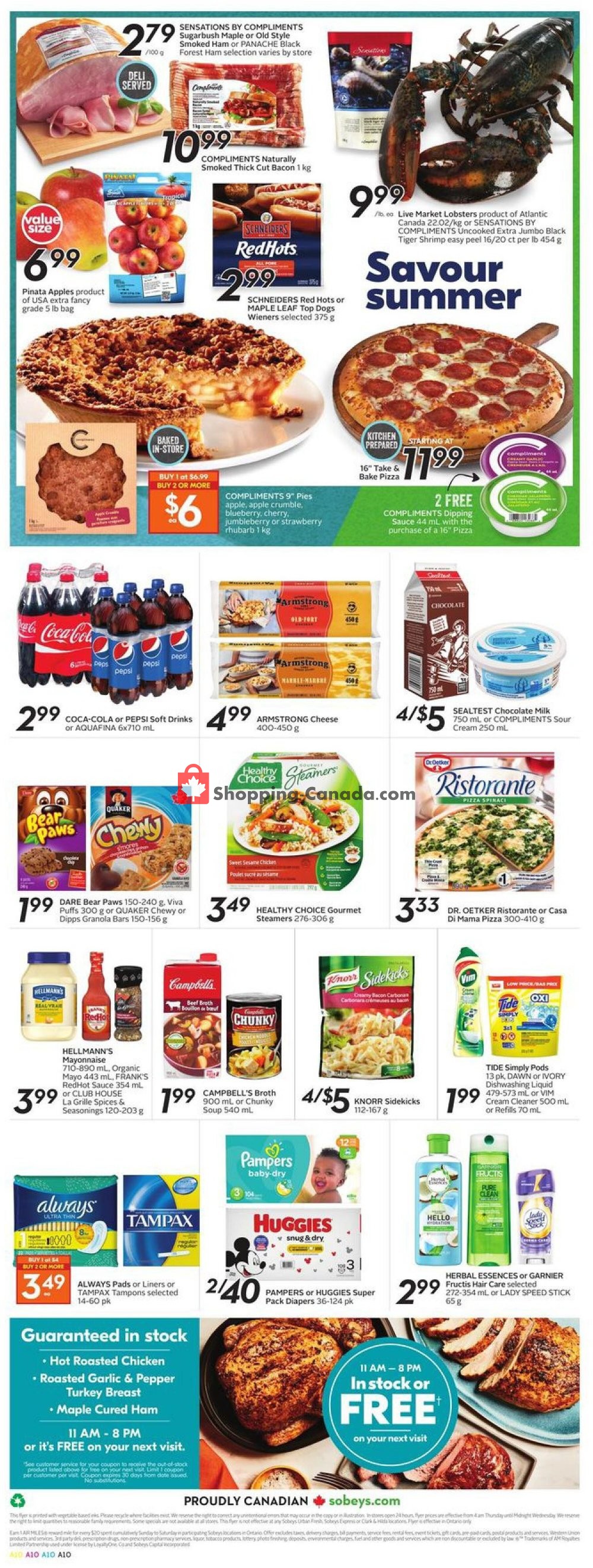 Sobeys flyer from Thursday July 2, 2020 to Wednesday July 8, 2020 - page 16