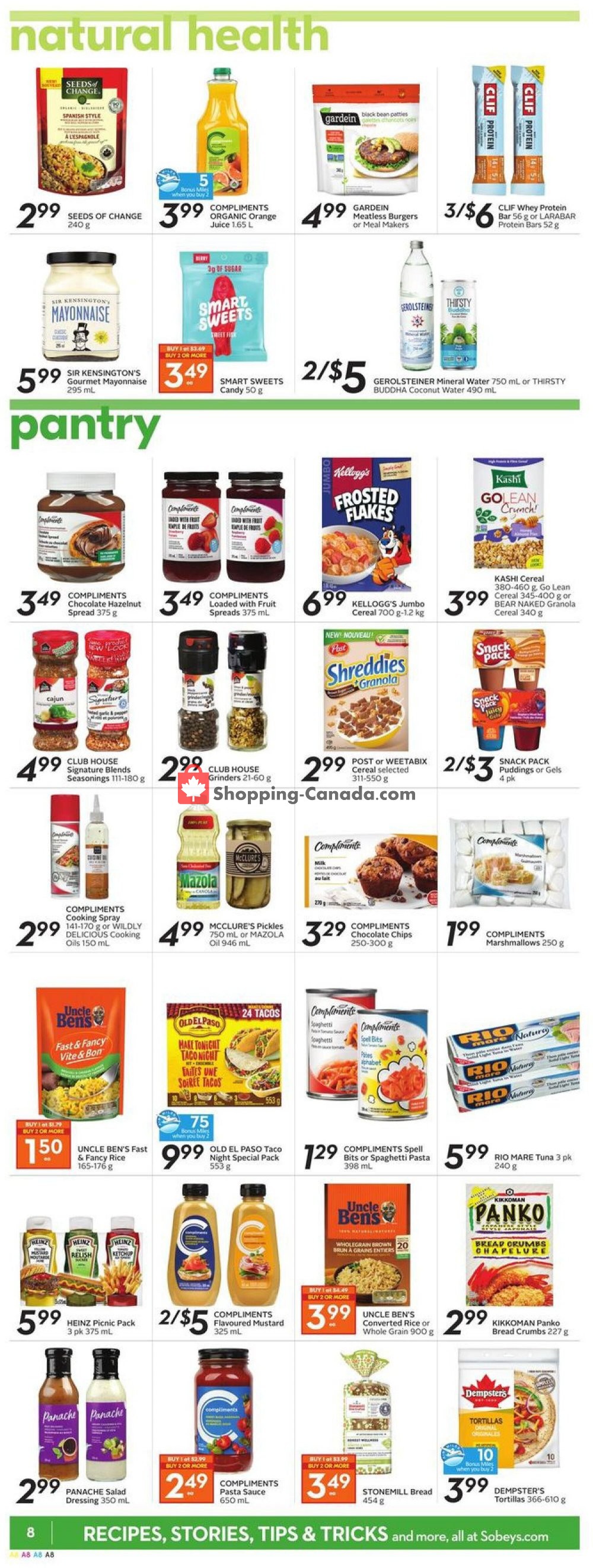 Sobeys Canada, flyer (Special Offer ON) July 9 July 15, 2020