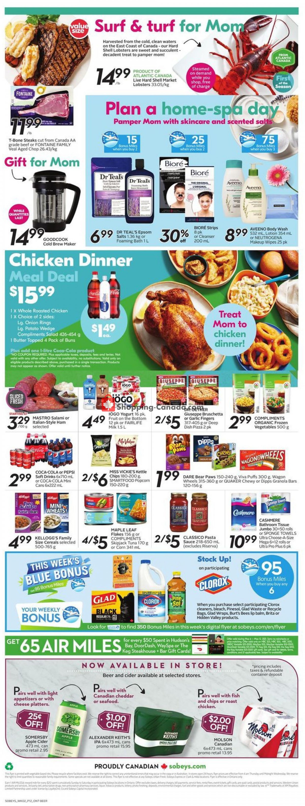 Sobeys flyer from Thursday May 6, 2021 to Wednesday May 12, 2021 - page 18
