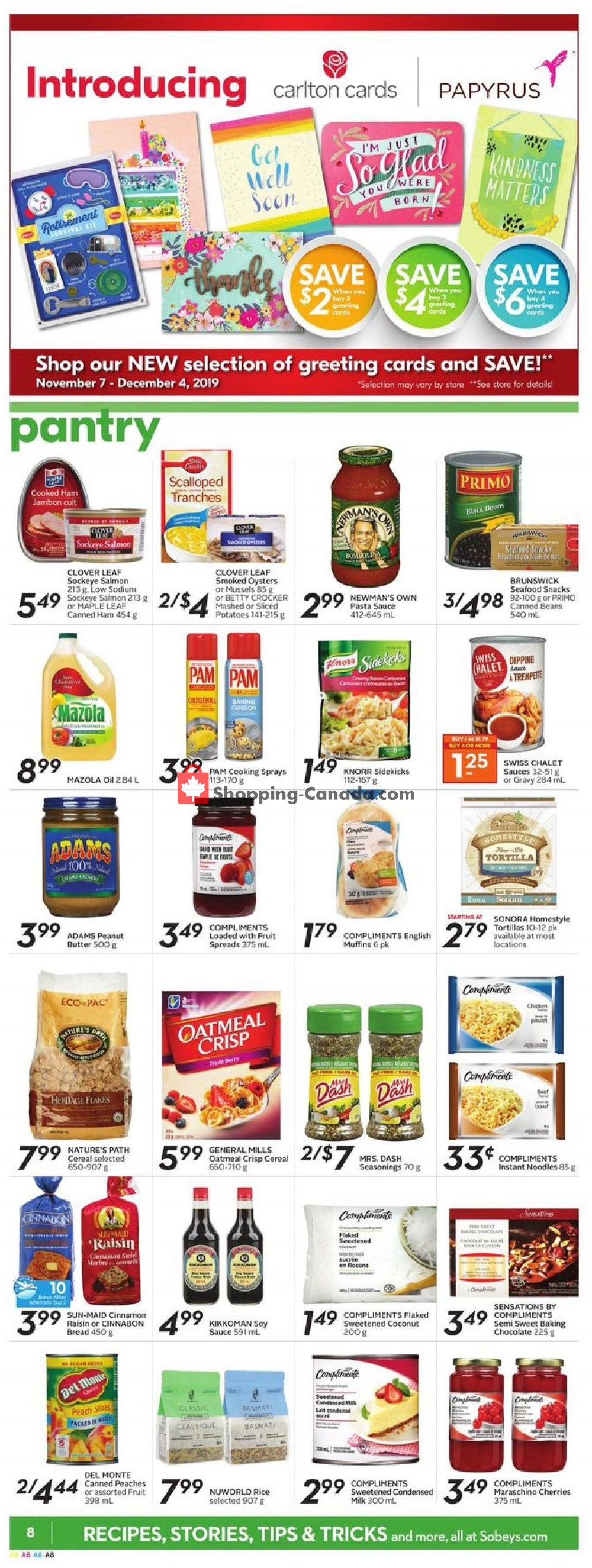 Sobeys flyer from Thursday November 7, 2019 to Wednesday November 13, 2019 - page 10