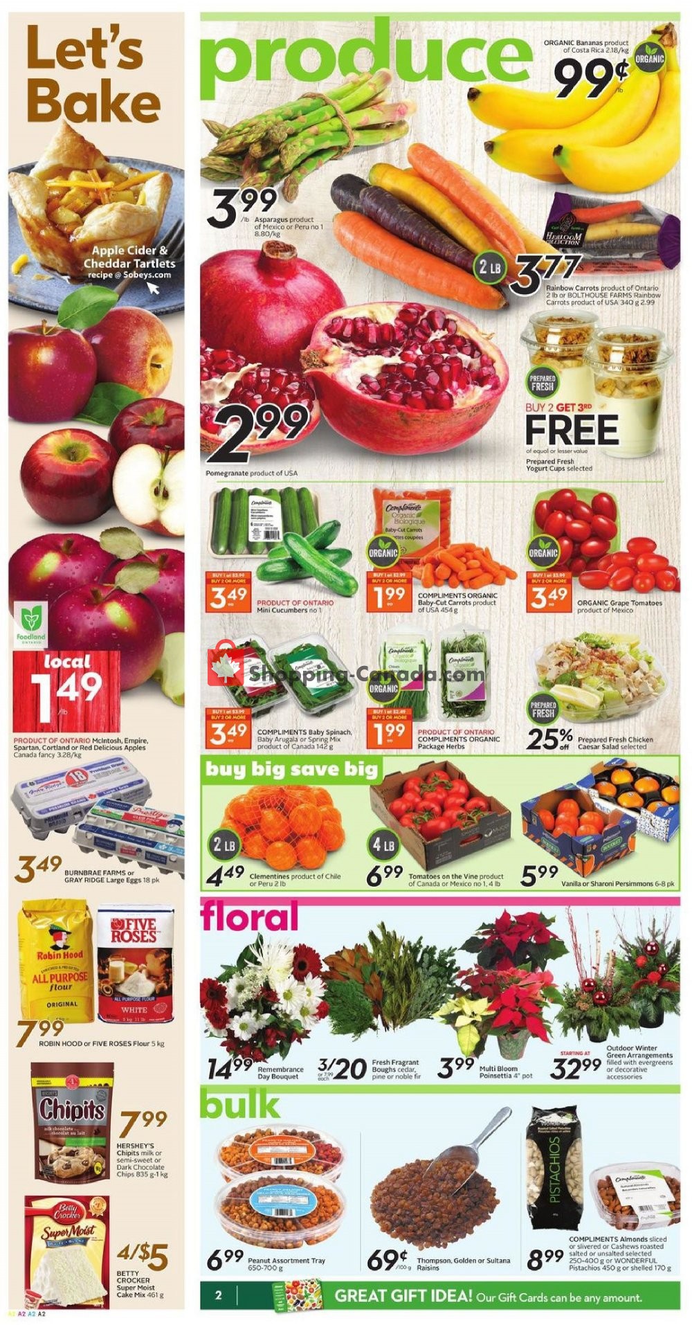 Sobeys flyer from Thursday November 7, 2019 to Wednesday November 13, 2019 - page 2