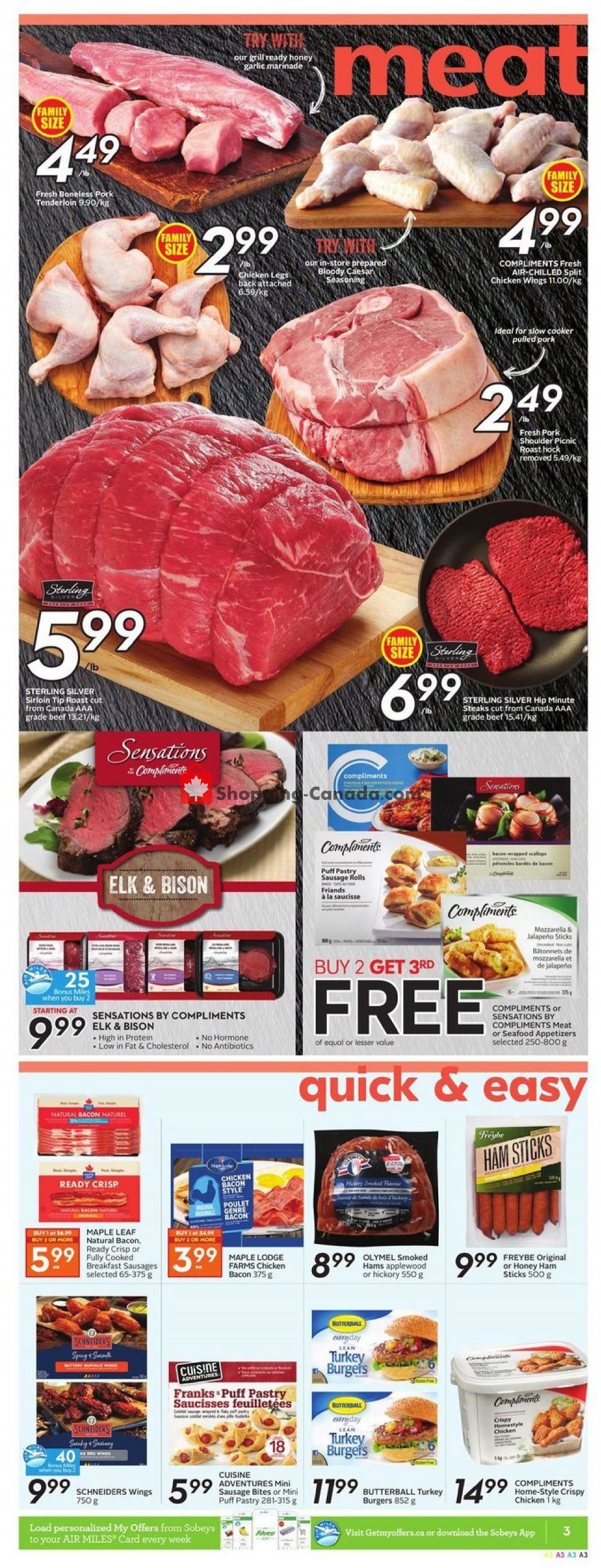 Sobeys flyer from Thursday November 7, 2019 to Wednesday November 13, 2019 - page 3