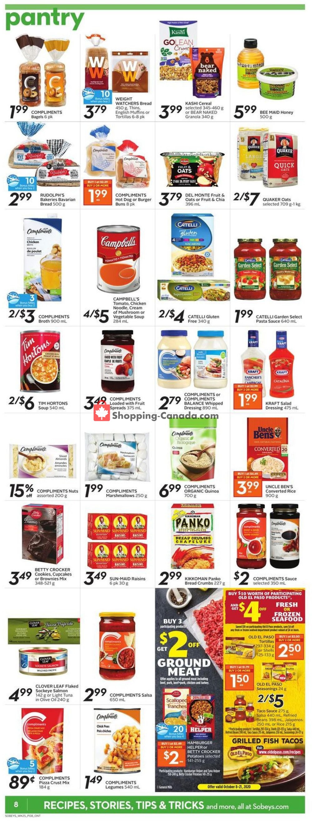 Sobeys flyer from Thursday October 15, 2020 to Wednesday October 21, 2020 - page 12
