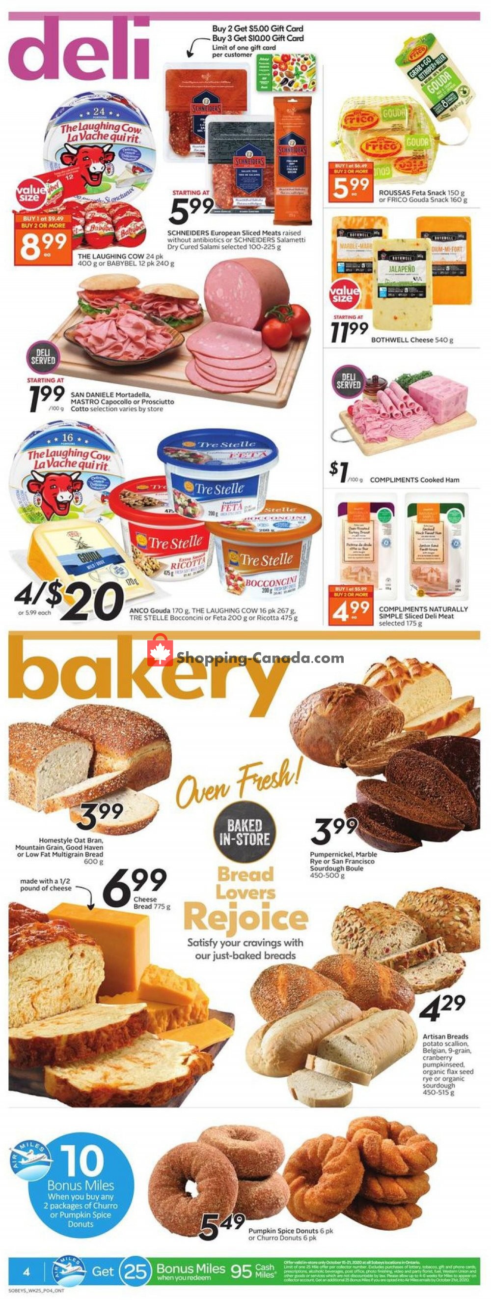 Sobeys flyer from Thursday October 15, 2020 to Wednesday October 21, 2020 - page 6
